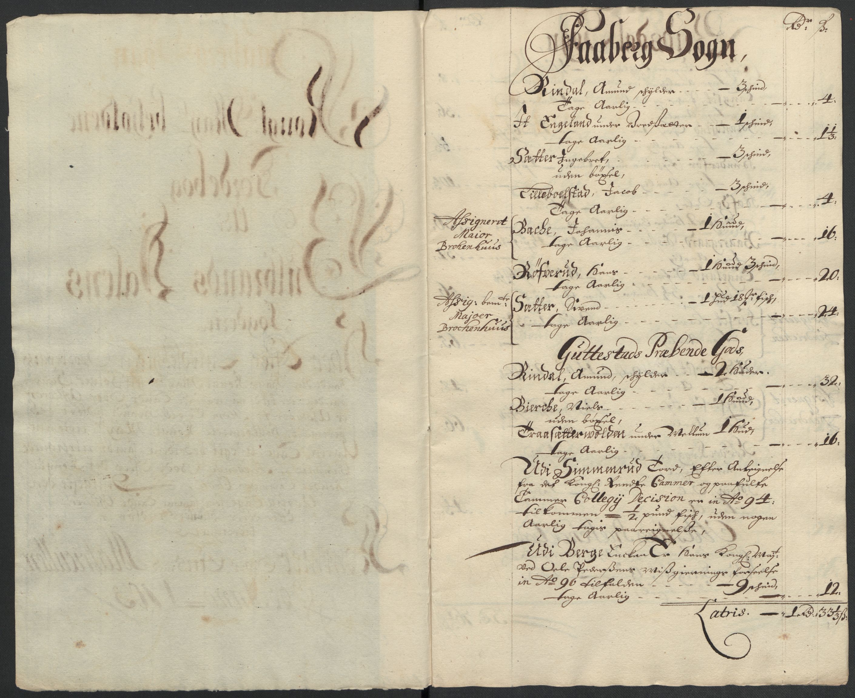 Rentekammeret inntil 1814, Reviderte regnskaper, Fogderegnskap, AV/RA-EA-4092/R17/L1176: Fogderegnskap Gudbrandsdal, 1703, p. 33