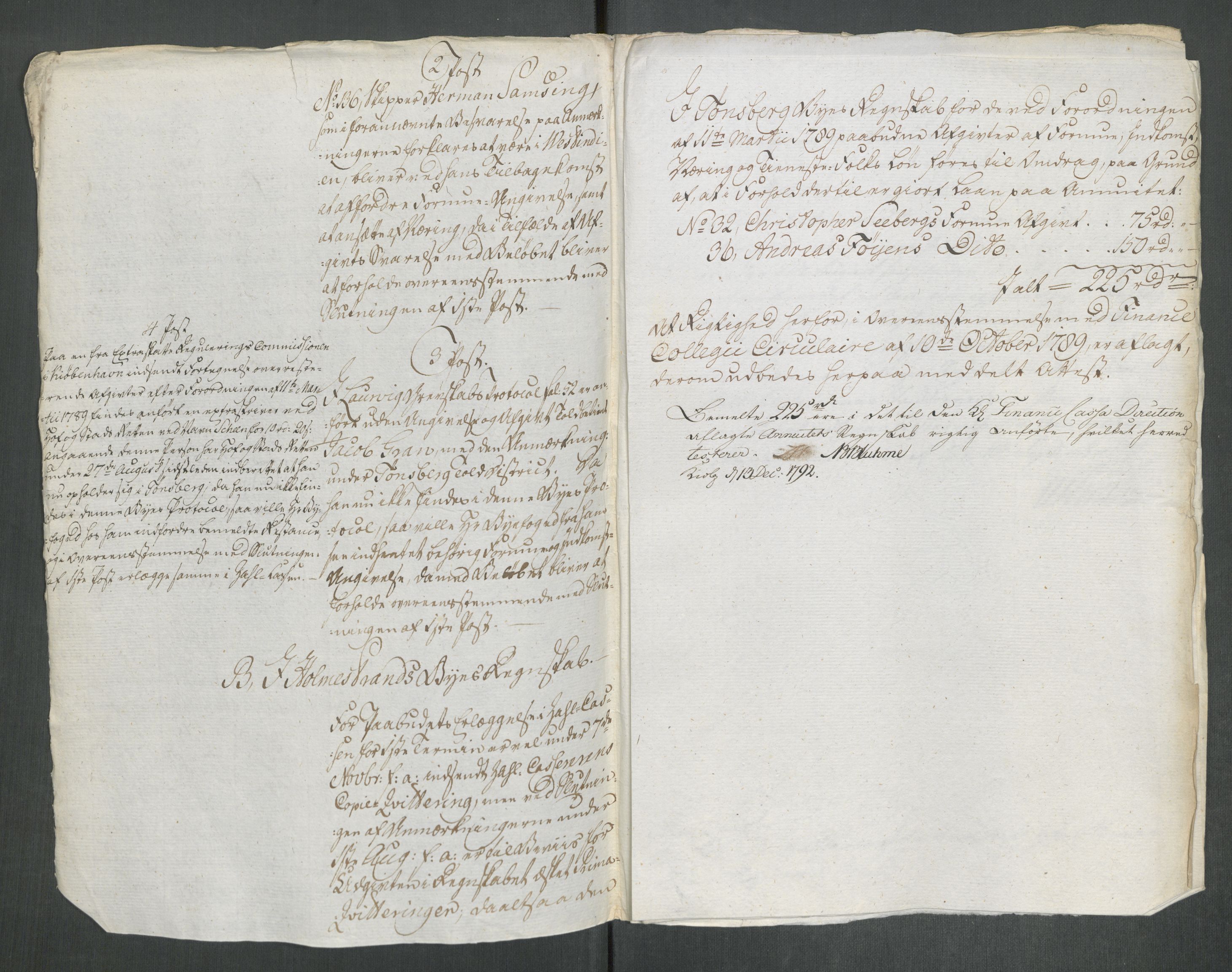 Rentekammeret inntil 1814, Reviderte regnskaper, Mindre regnskaper, AV/RA-EA-4068/Rf/Rfe/L0053: Trondheim. Tønsberg, Valdres fogderi, 1789, p. 274
