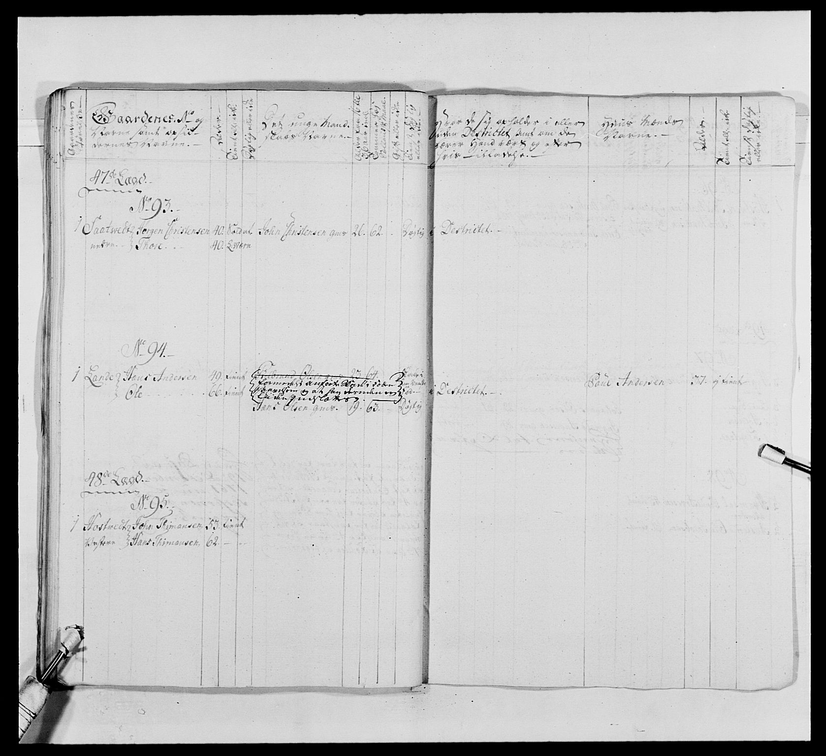 Kommanderende general (KG I) med Det norske krigsdirektorium, AV/RA-EA-5419/E/Ea/L0488: 1. Akershusiske regiment, 1765, p. 307