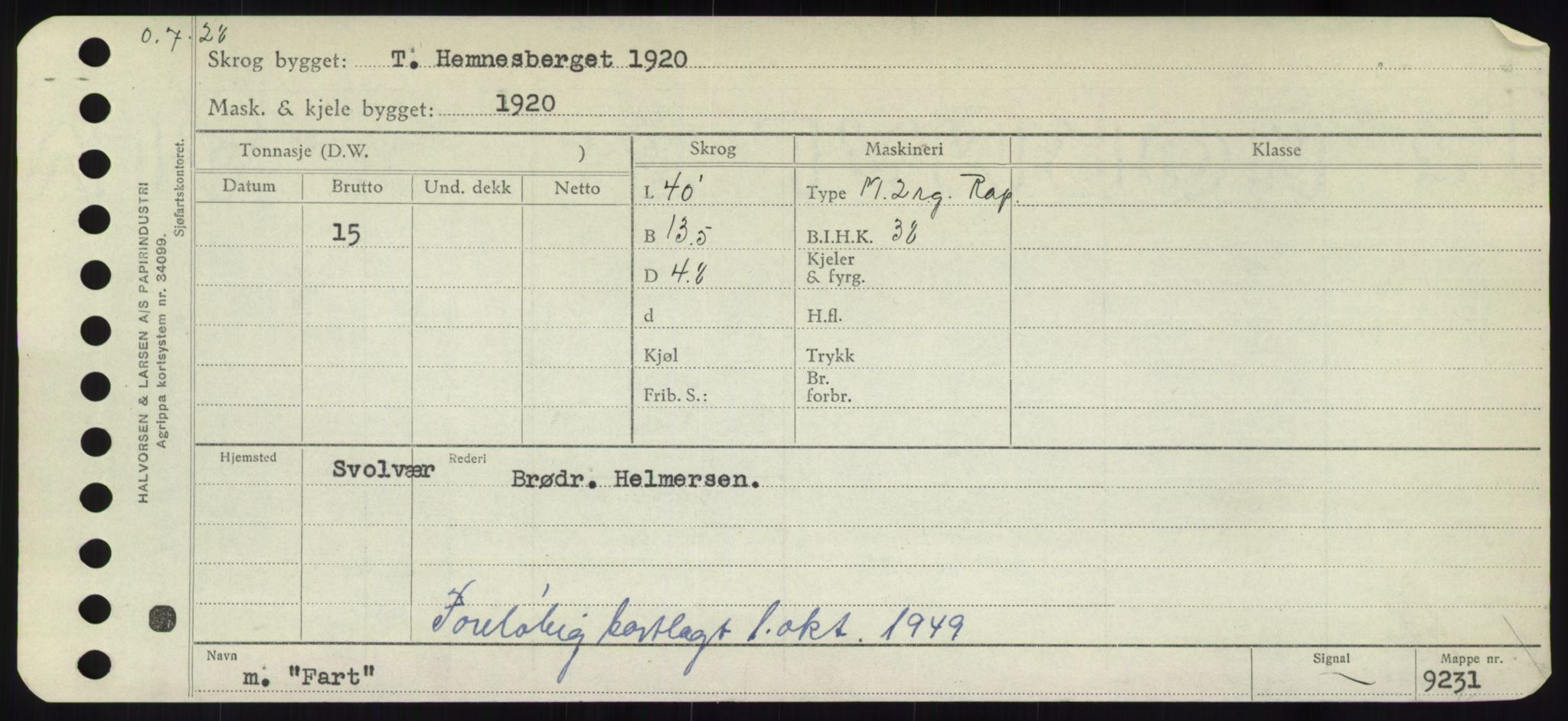 Sjøfartsdirektoratet med forløpere, Skipsmålingen, AV/RA-S-1627/H/Hd/L0010: Fartøy, F-Fjø, p. 211