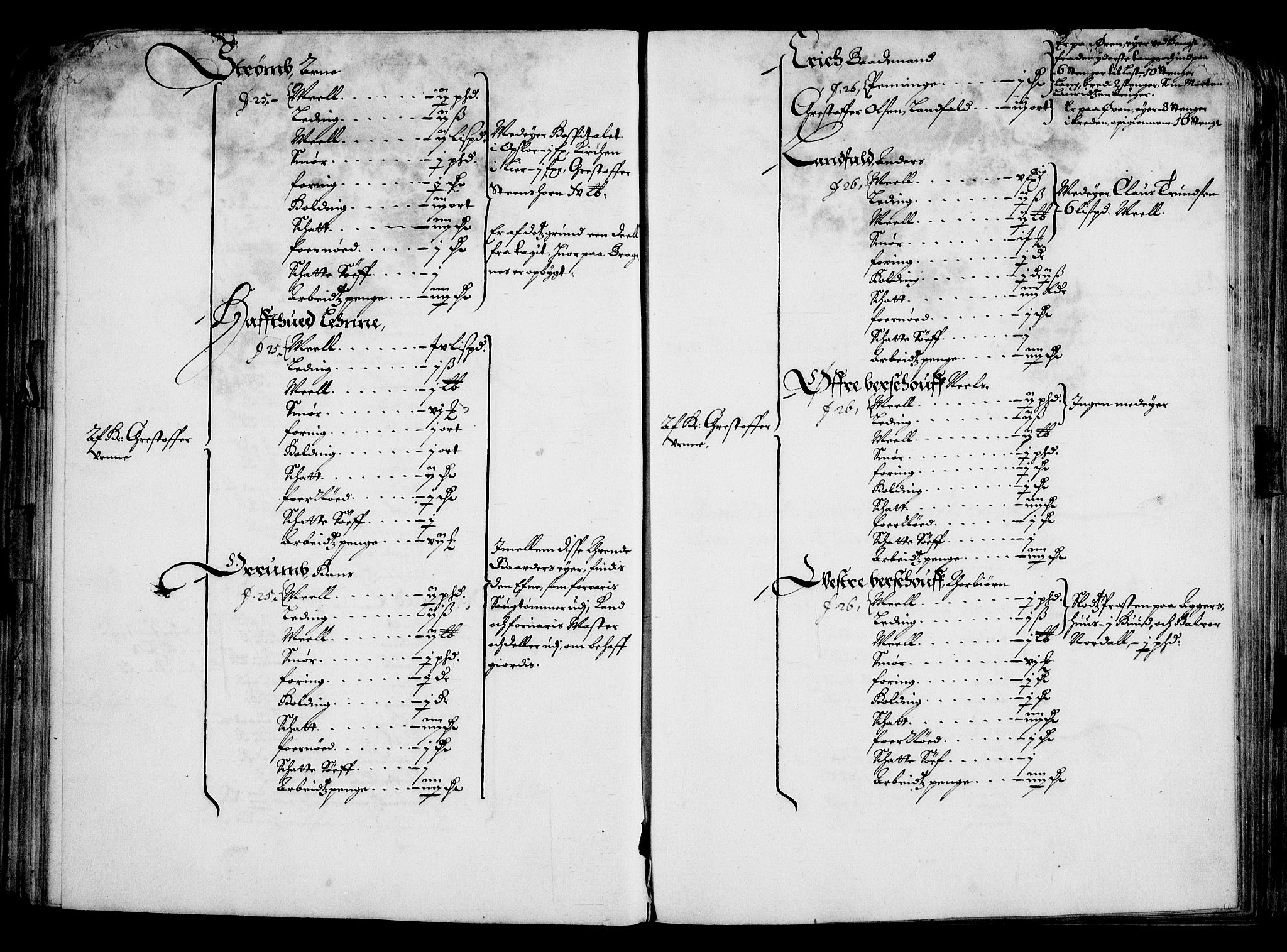 Rentekammeret inntil 1814, Realistisk ordnet avdeling, AV/RA-EA-4070/On/L0001/0001: Statens gods / [Jj 1]: Jordebok over Hannibal Sehesteds gods, 1651, p. 66