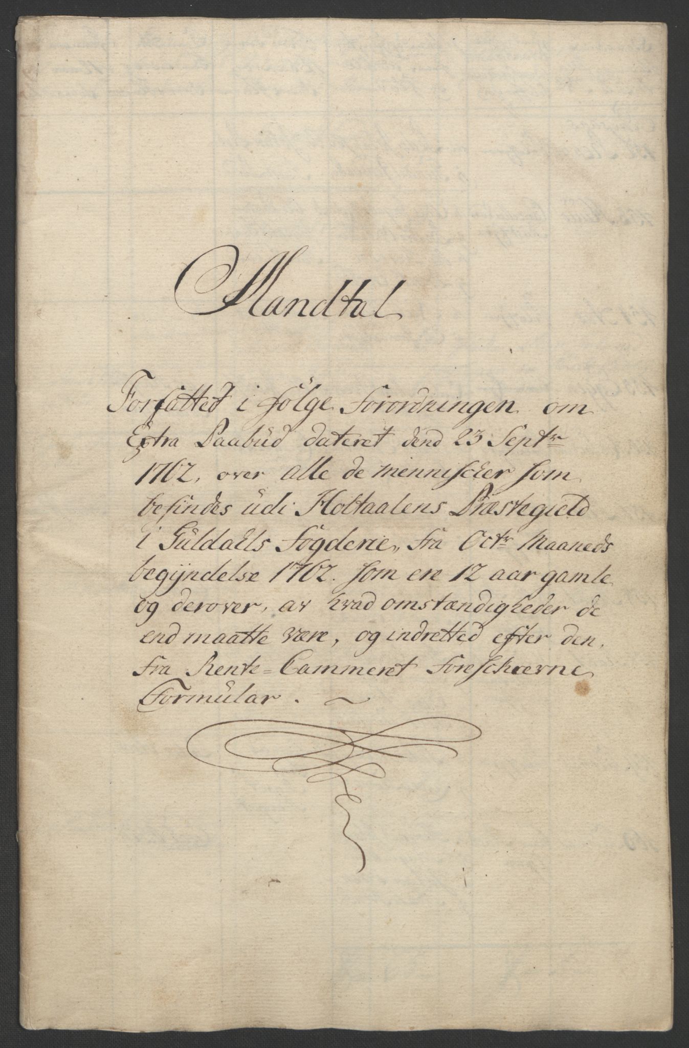 Rentekammeret inntil 1814, Realistisk ordnet avdeling, RA/EA-4070/Ol/L0021: [Gg 10]: Ekstraskatten, 23.09.1762. Orkdal og Gauldal, 1762-1767, p. 143