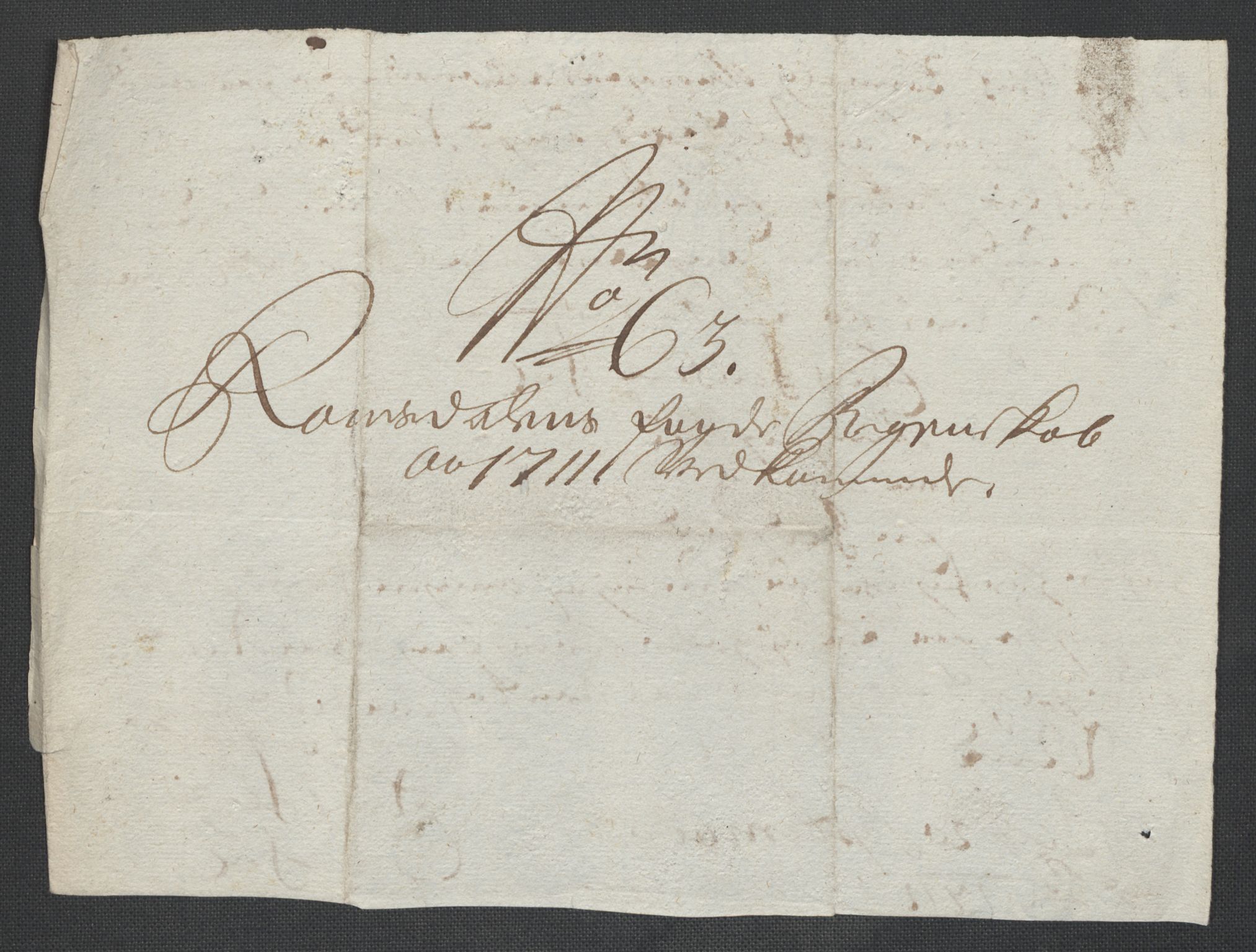 Rentekammeret inntil 1814, Reviderte regnskaper, Fogderegnskap, AV/RA-EA-4092/R55/L3660: Fogderegnskap Romsdal, 1711, p. 319