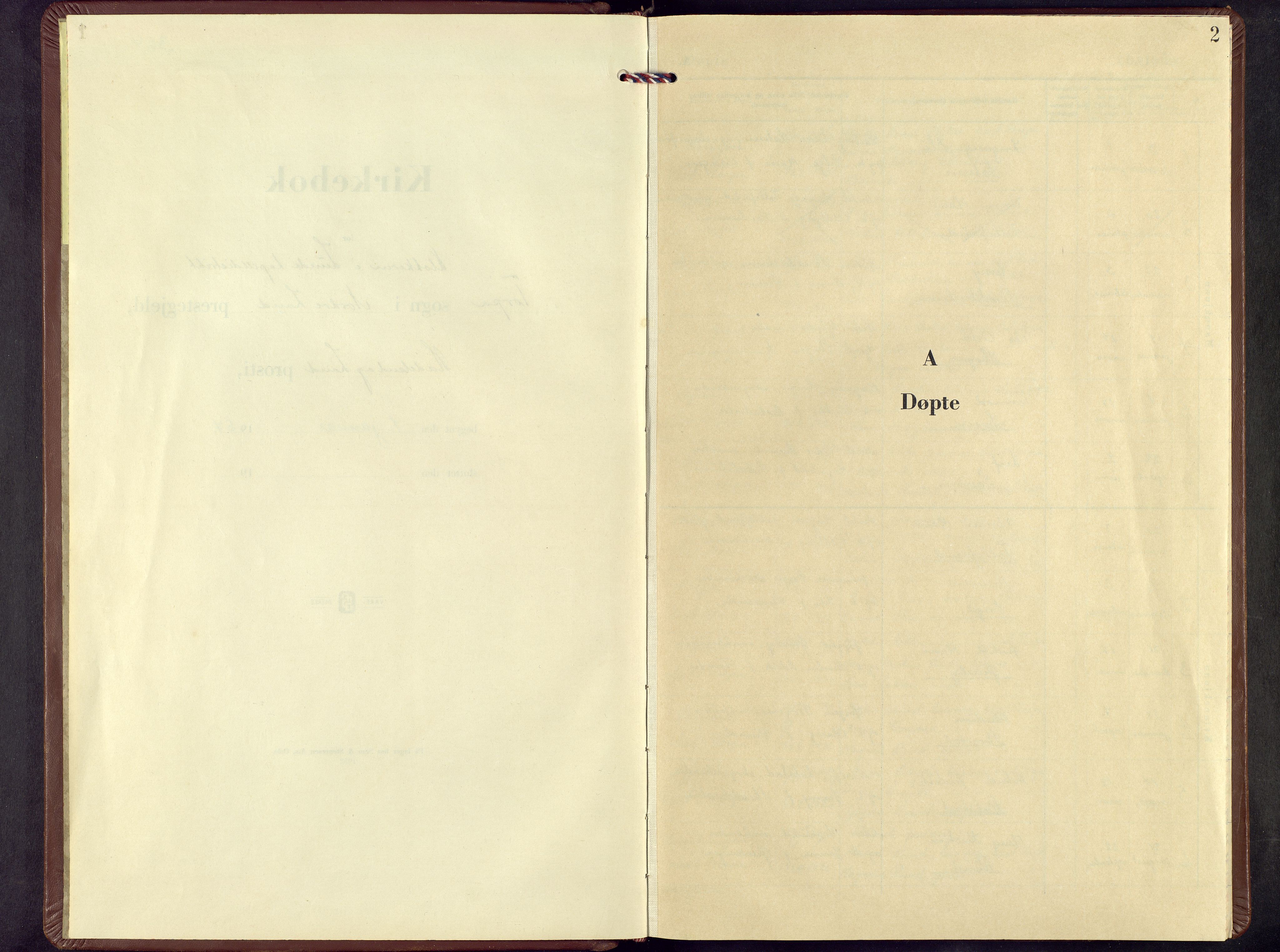 Nordre Land prestekontor, SAH/PREST-124/H/Ha/Hab/L0010: Parish register (copy) no. 10, 1957-1968, p. 2