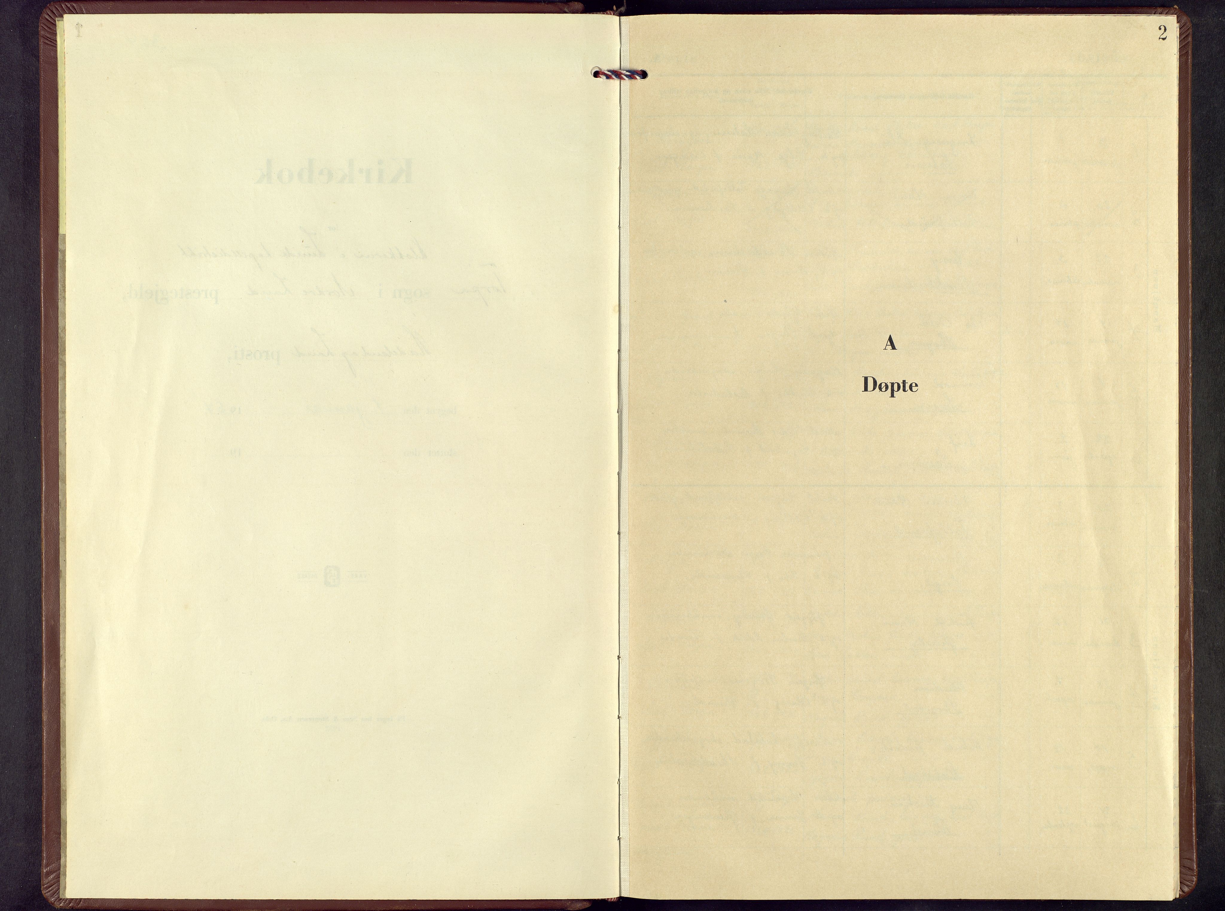 Nordre Land prestekontor, AV/SAH-PREST-124/H/Ha/Hab/L0010: Parish register (copy) no. 10, 1957-1968, p. 2