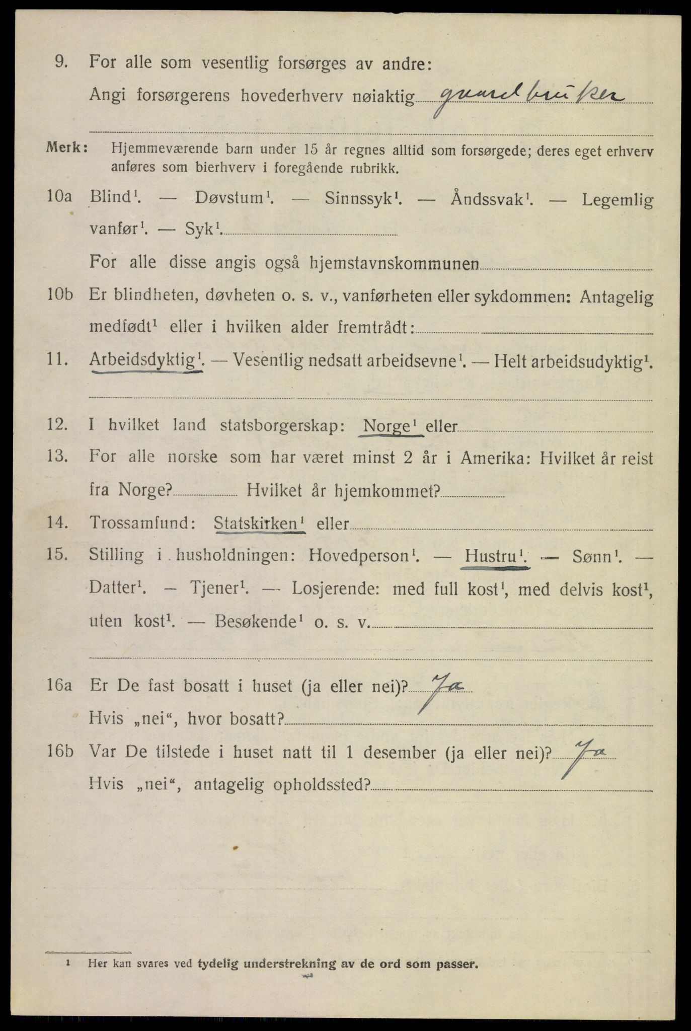 SAST, 1920 census for Gjesdal, 1920, p. 3391