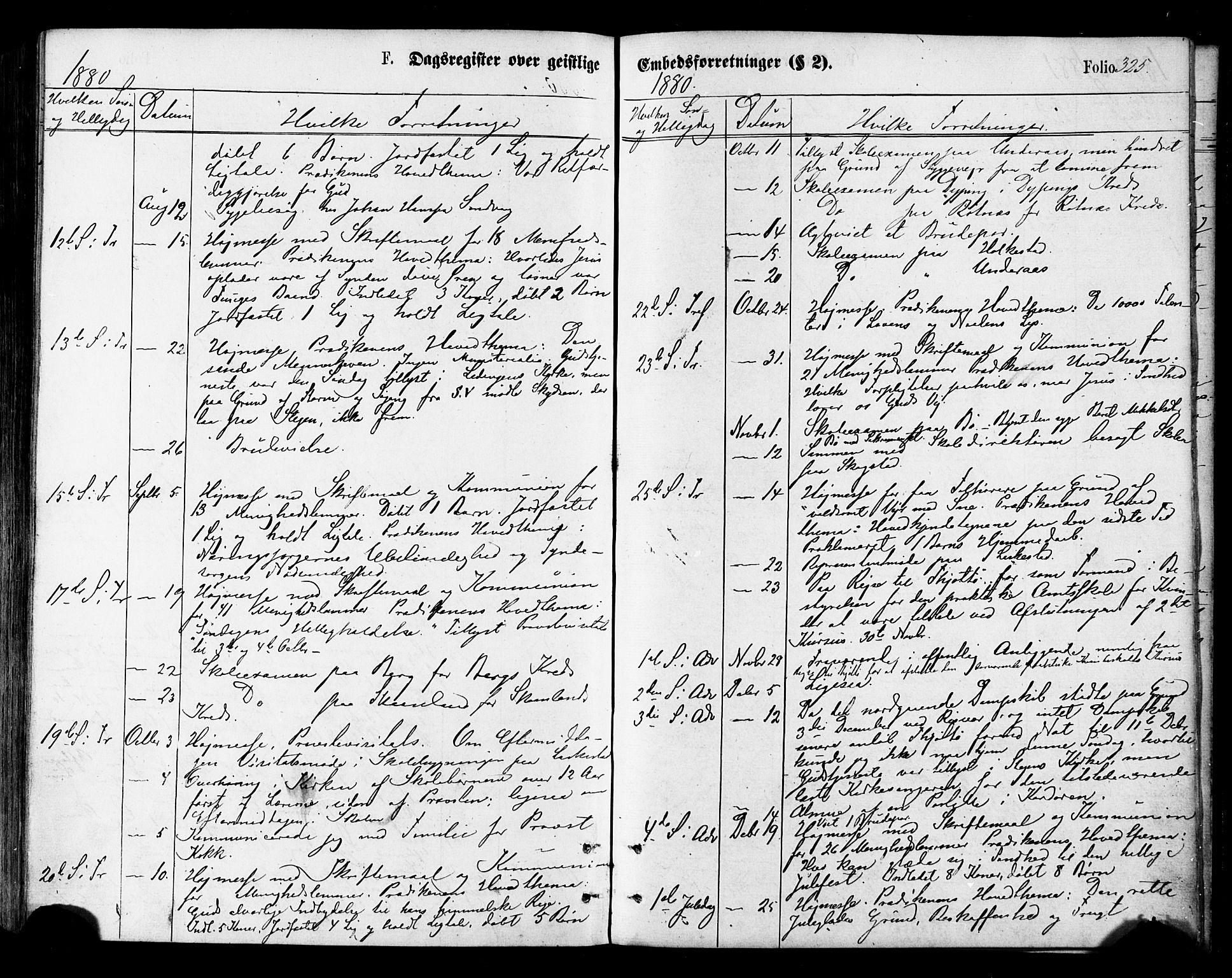 Ministerialprotokoller, klokkerbøker og fødselsregistre - Nordland, SAT/A-1459/855/L0802: Parish register (official) no. 855A10, 1875-1886, p. 325