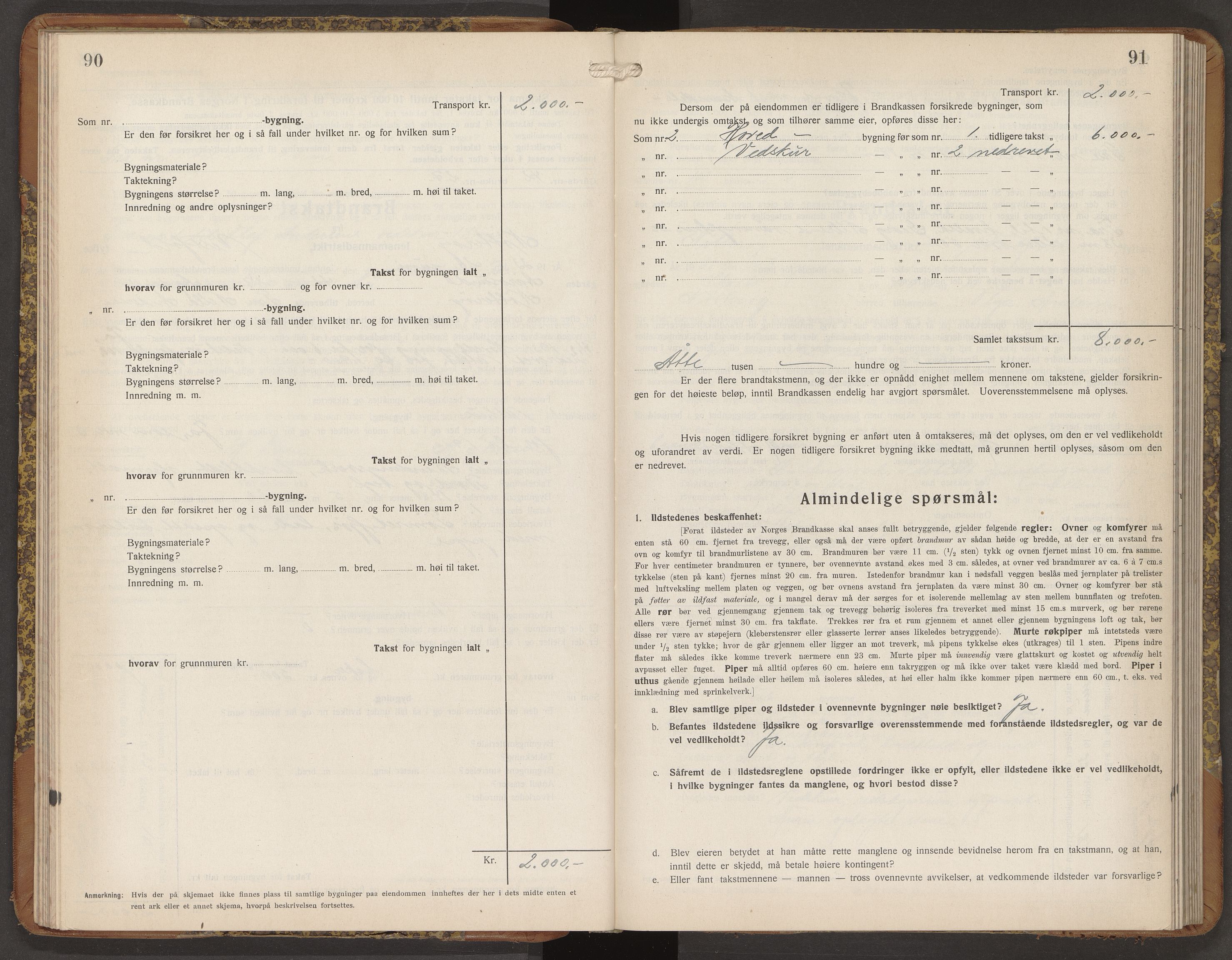 Nøtterøy lensmannskontor, AV/SAKO-A-540/Y/Yg/Ygb/L0009: Skjematakstprotokoll, 1932-1935, p. 90-91