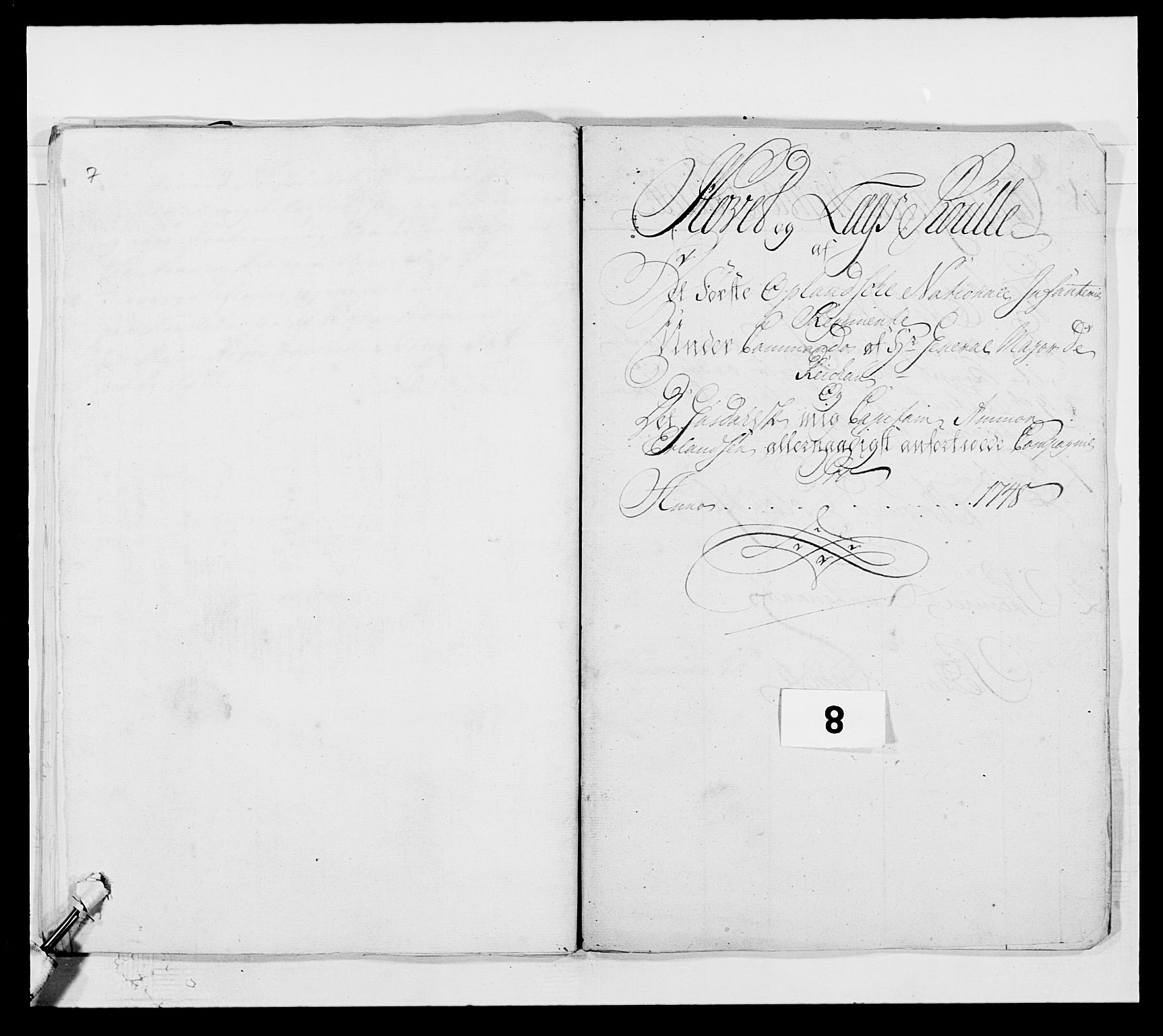 Kommanderende general (KG I) med Det norske krigsdirektorium, AV/RA-EA-5419/E/Ea/L0502b: 1. Opplandske regiment, 1748-1752, p. 216