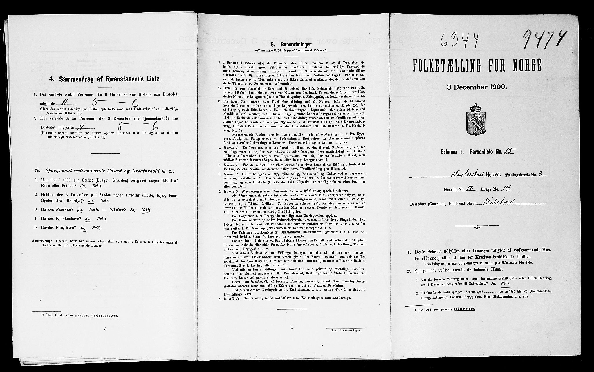 SAST, 1900 census for Heskestad, 1900, p. 31