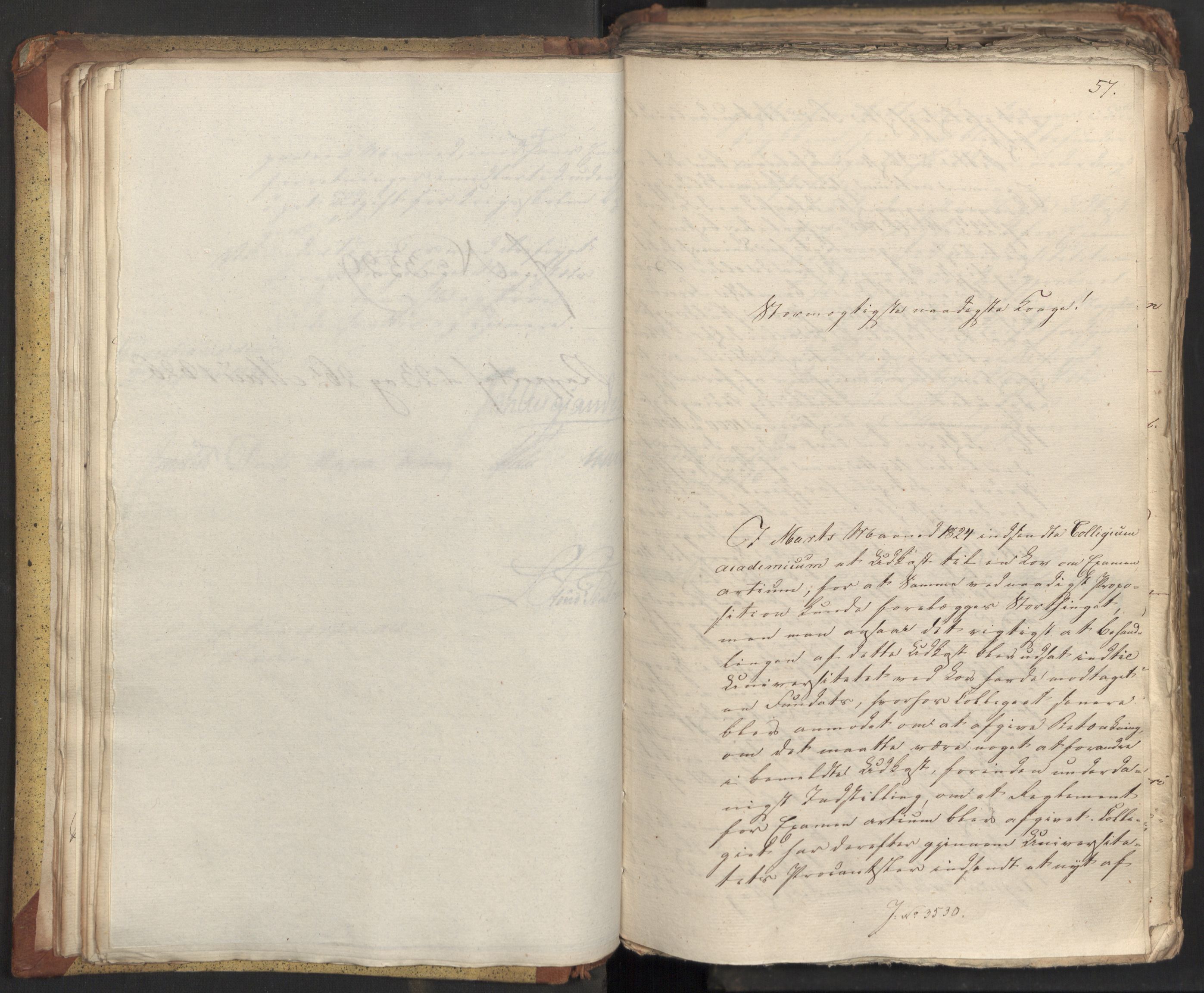Statsrådsavdelingen i Stockholm, AV/RA-S-1003/D/Da/L0047: Regjeringsinnstillinger nr. 3501-3659, 1826, p. 56