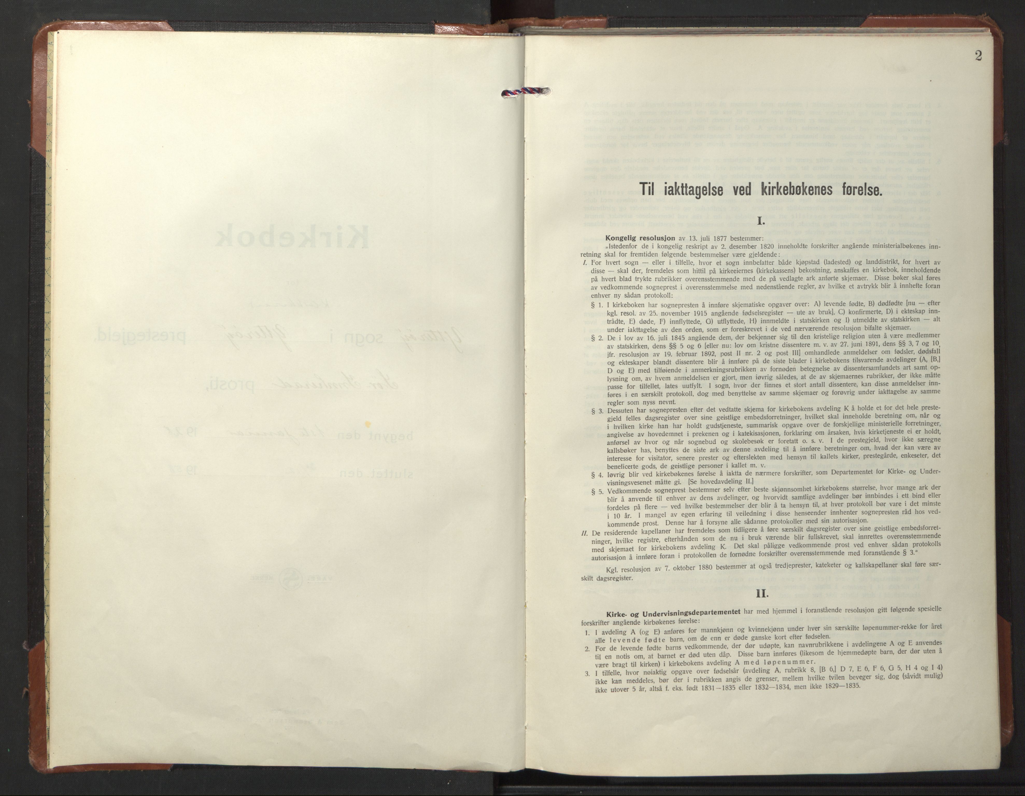 Ministerialprotokoller, klokkerbøker og fødselsregistre - Nord-Trøndelag, SAT/A-1458/722/L0227: Parish register (copy) no. 722C03, 1928-1958, p. 2