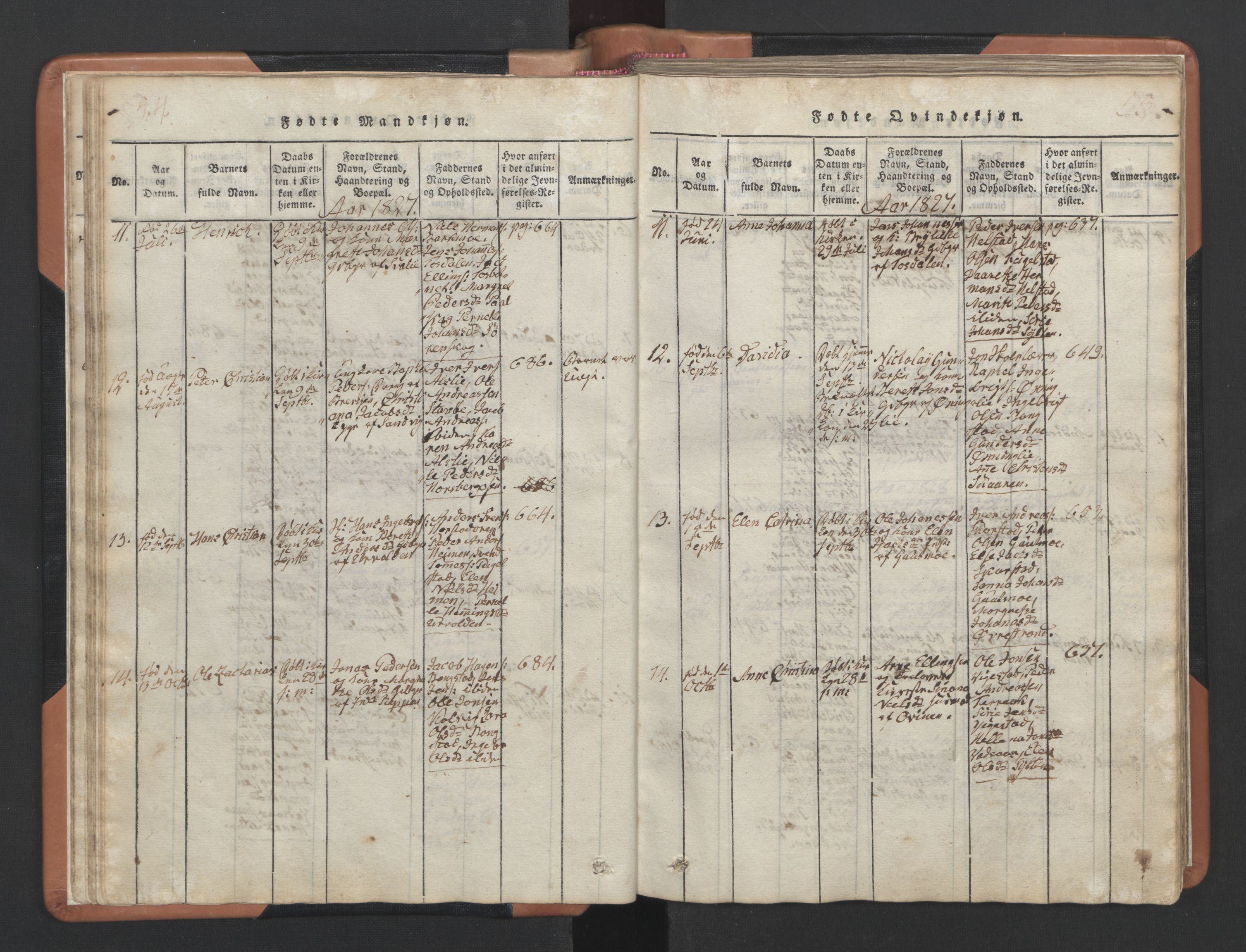 Ministerialprotokoller, klokkerbøker og fødselsregistre - Nordland, SAT/A-1459/810/L0157: Parish register (copy) no. 810C01, 1819-1842, p. 54-55
