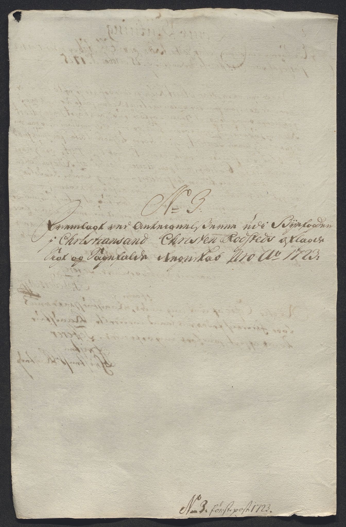 Rentekammeret inntil 1814, Reviderte regnskaper, Byregnskaper, RA/EA-4066/R/Rm/L0286: [M19] Sikt og sakefall, 1719-1727, p. 250