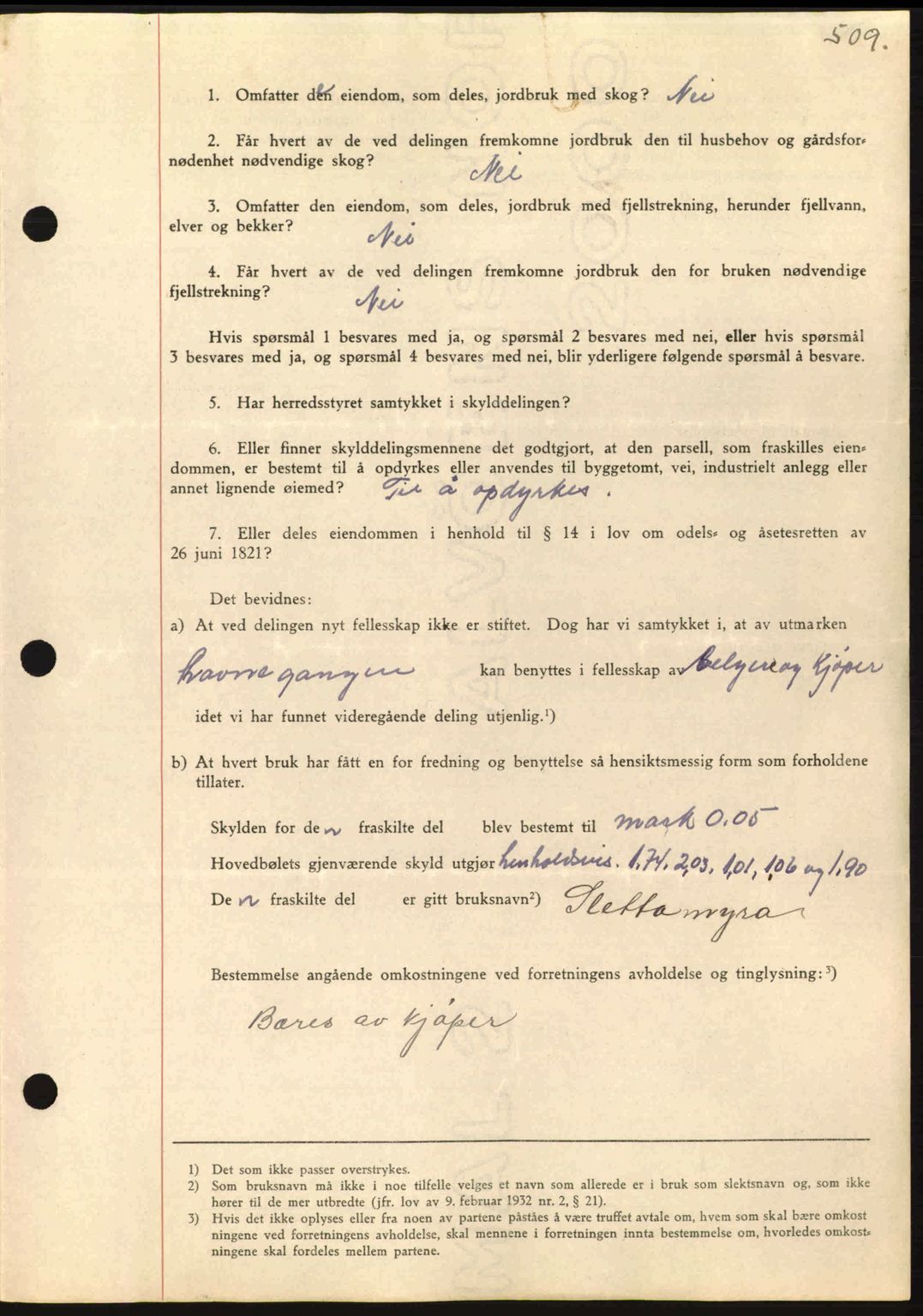 Nordmøre sorenskriveri, AV/SAT-A-4132/1/2/2Ca: Mortgage book no. A94, 1942-1943, Diary no: : 4/1943