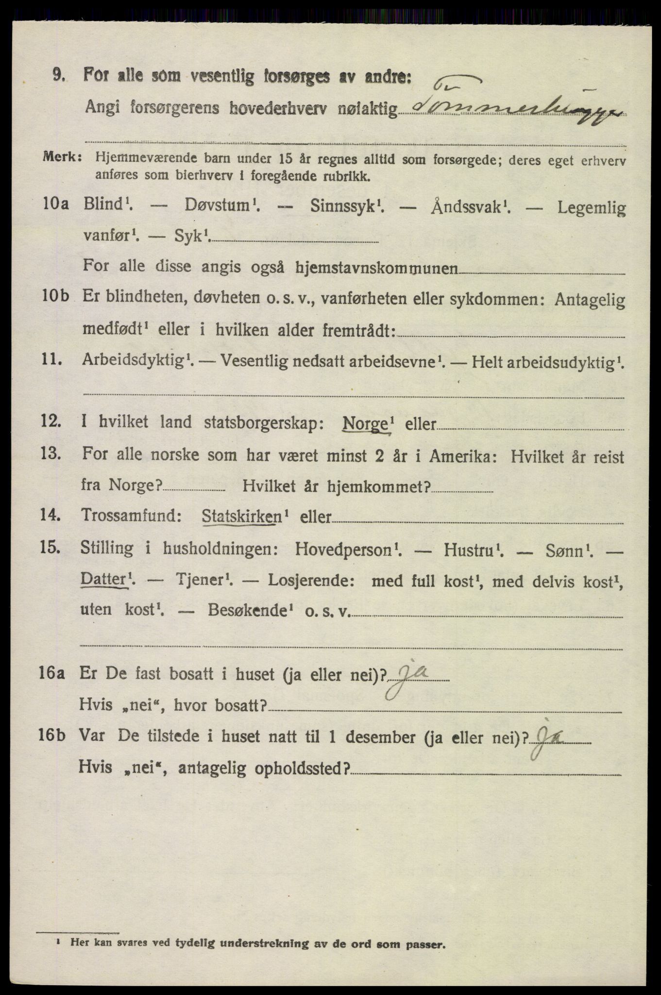 SAH, 1920 census for Åsnes, 1920, p. 8683