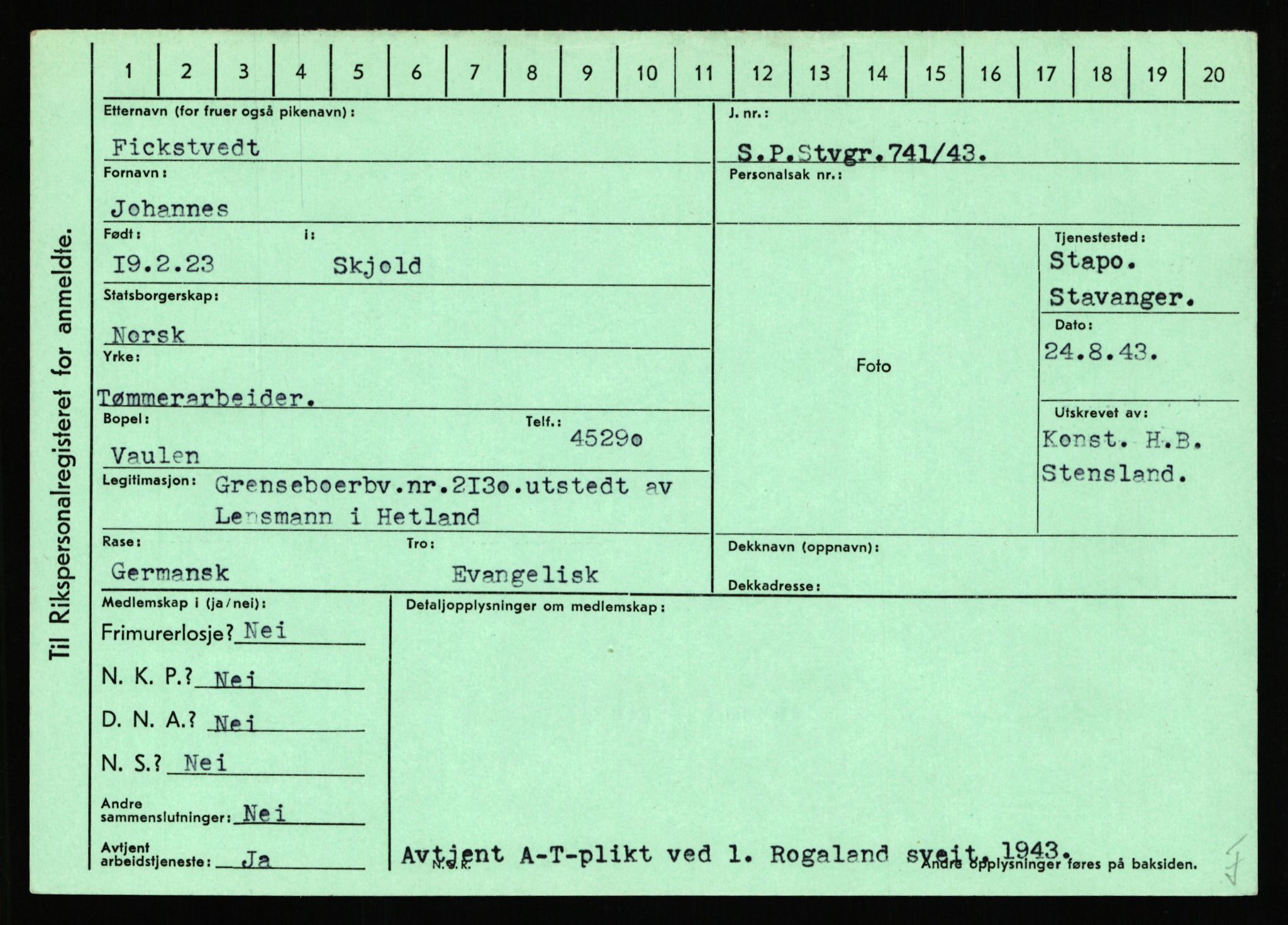 Statspolitiet - Hovedkontoret / Osloavdelingen, AV/RA-S-1329/C/Ca/L0004: Eid - funn av gjenstander	, 1943-1945, p. 2915