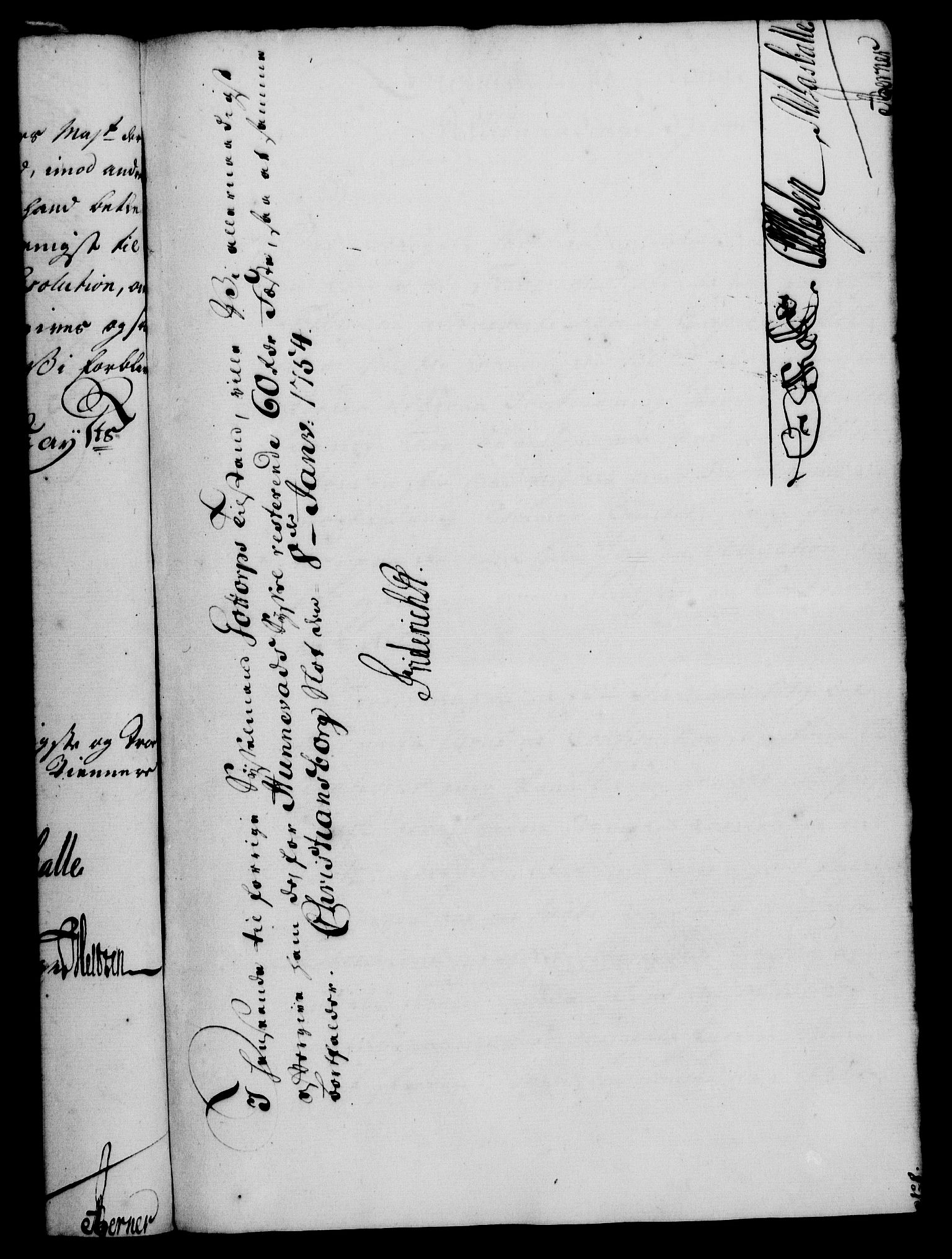 Rentekammeret, Kammerkanselliet, RA/EA-3111/G/Gf/Gfa/L0036: Norsk relasjons- og resolusjonsprotokoll (merket RK 52.36), 1754, p. 64