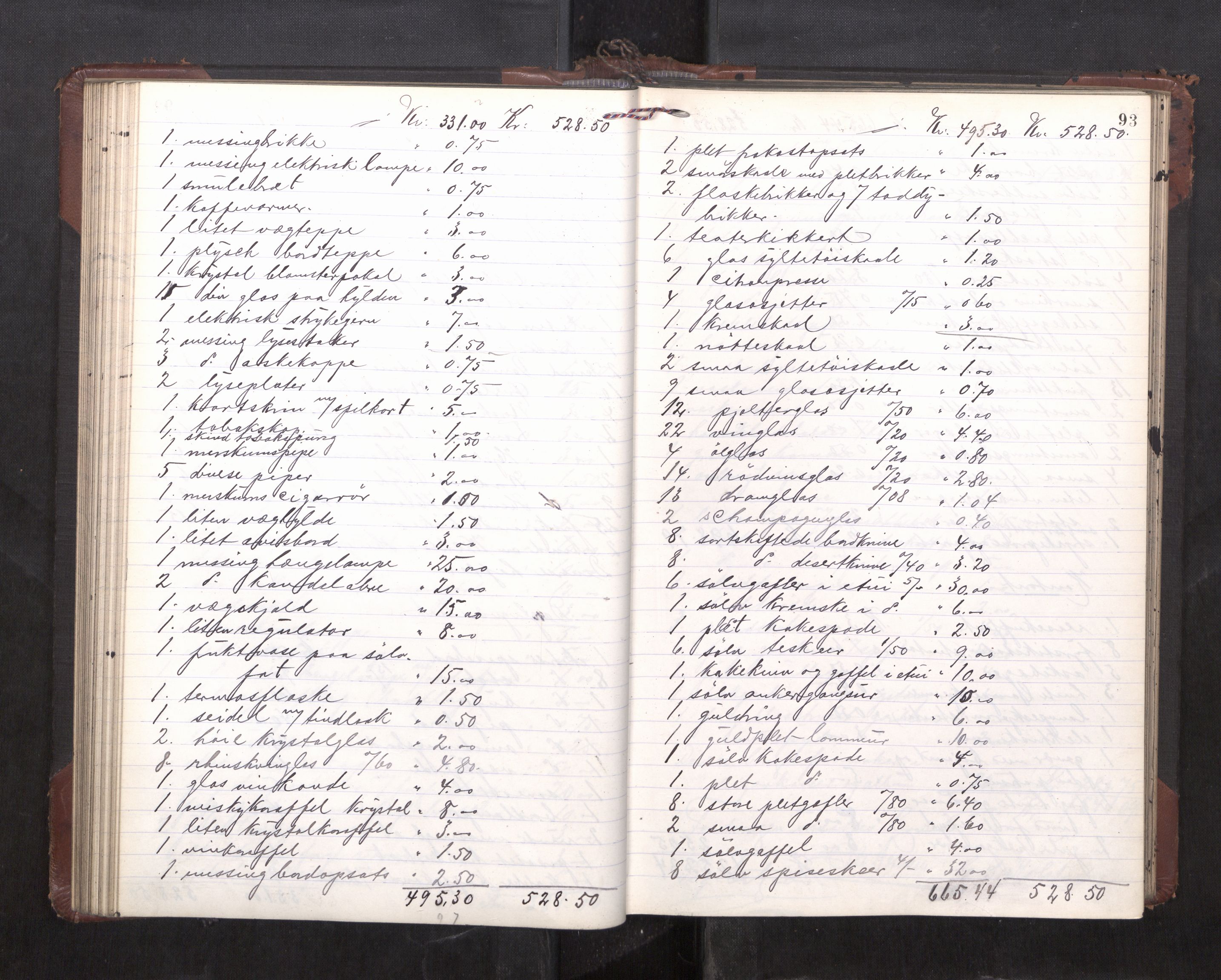 Trondheim byfogd, AV/SAT-A-0003/1/3/3C/L0036: Skifteregistreringsprotokoll - 14/4-24/9. (u/ register), 1915-1918, p. 93