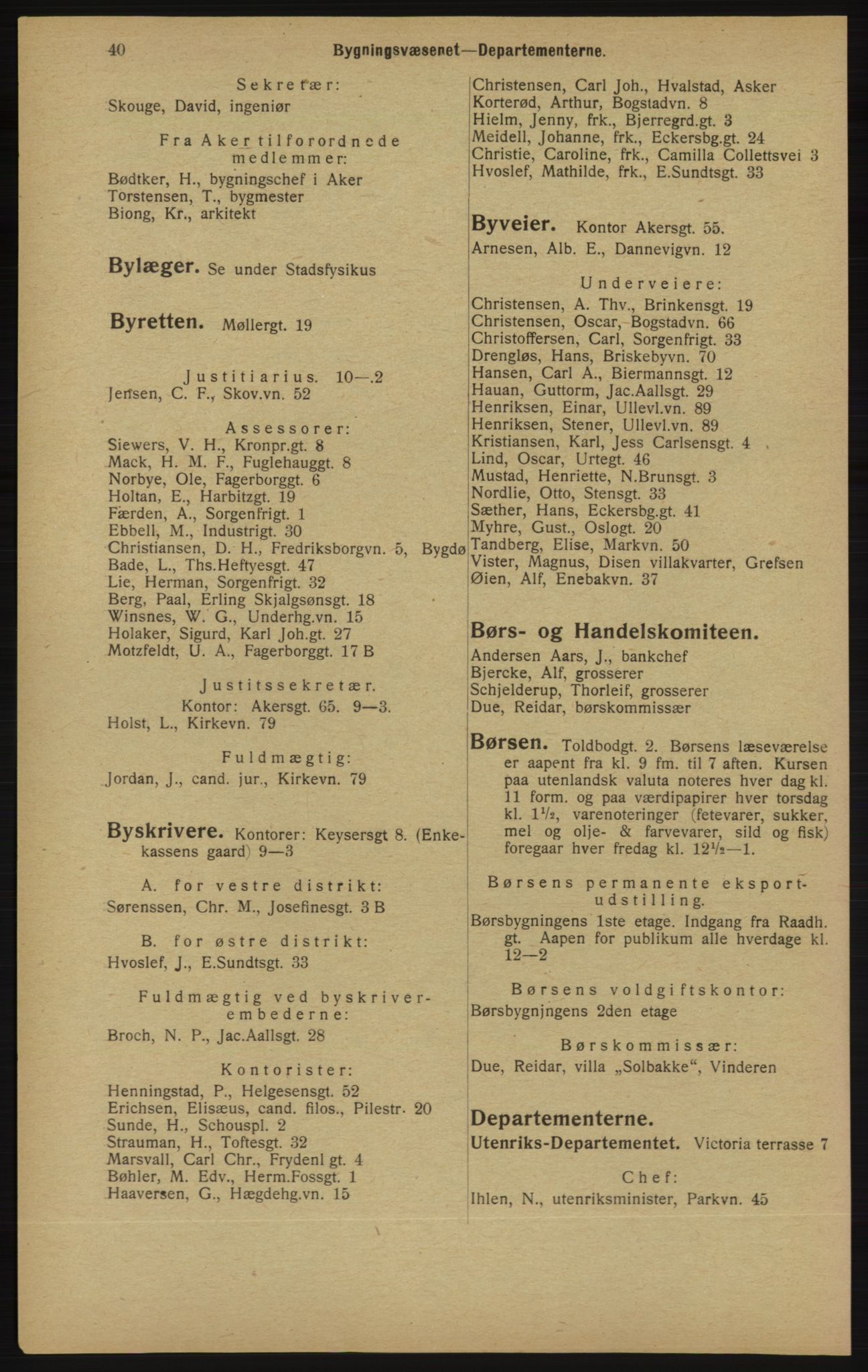 Kristiania/Oslo adressebok, PUBL/-, 1913, p. 42