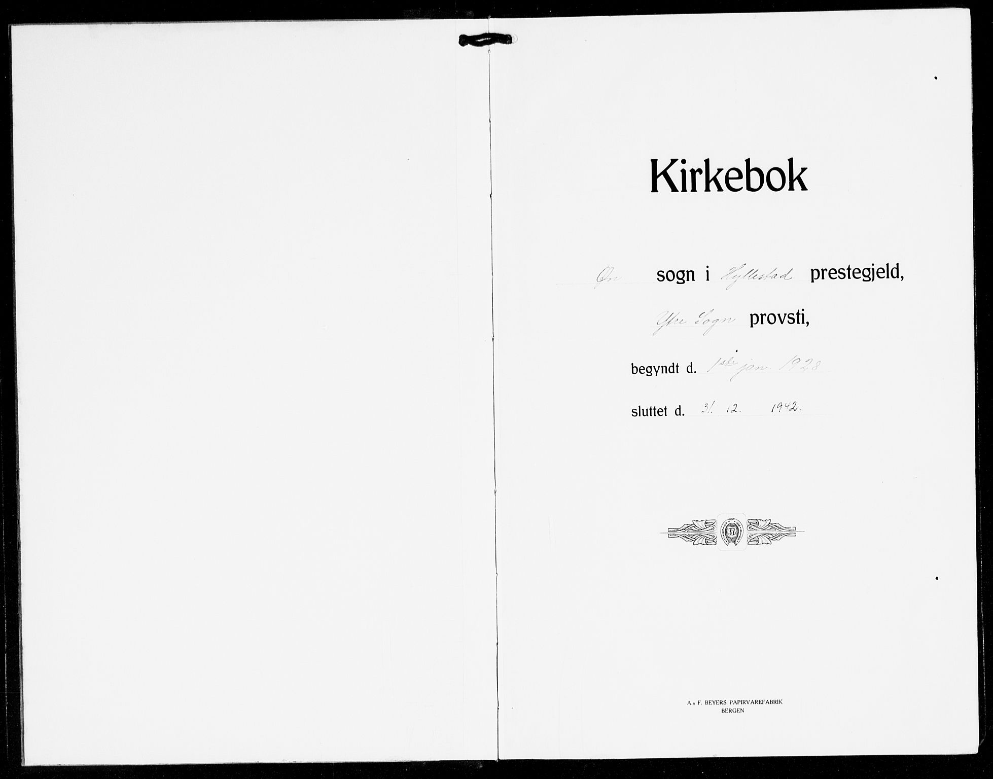 Hyllestad sokneprestembete, AV/SAB-A-80401: Parish register (copy) no. C 5, 1928-1942