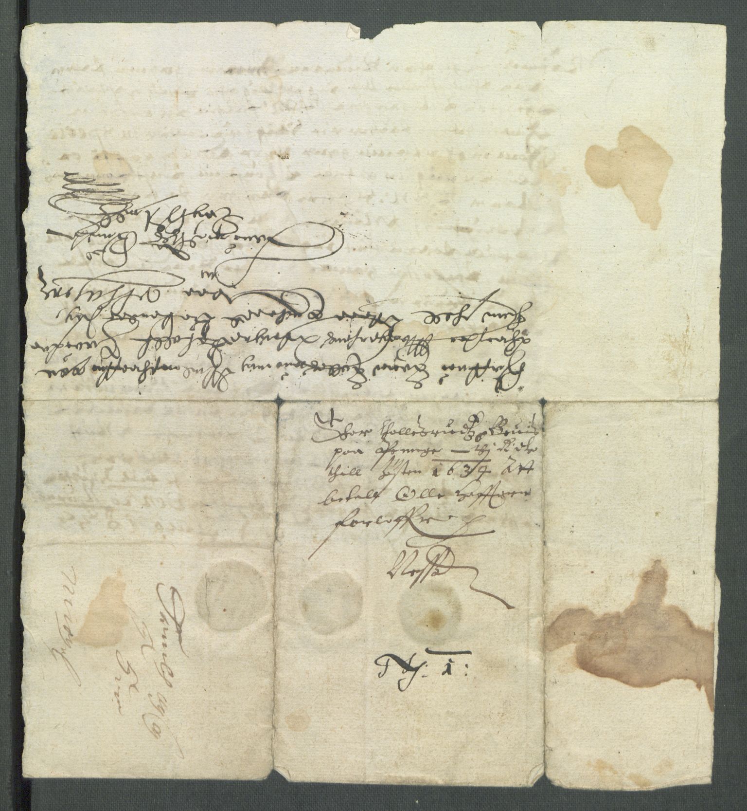 Riksarkivets diplomsamling, AV/RA-EA-5965/F02/L0144: Dokumenter, 1633, p. 106