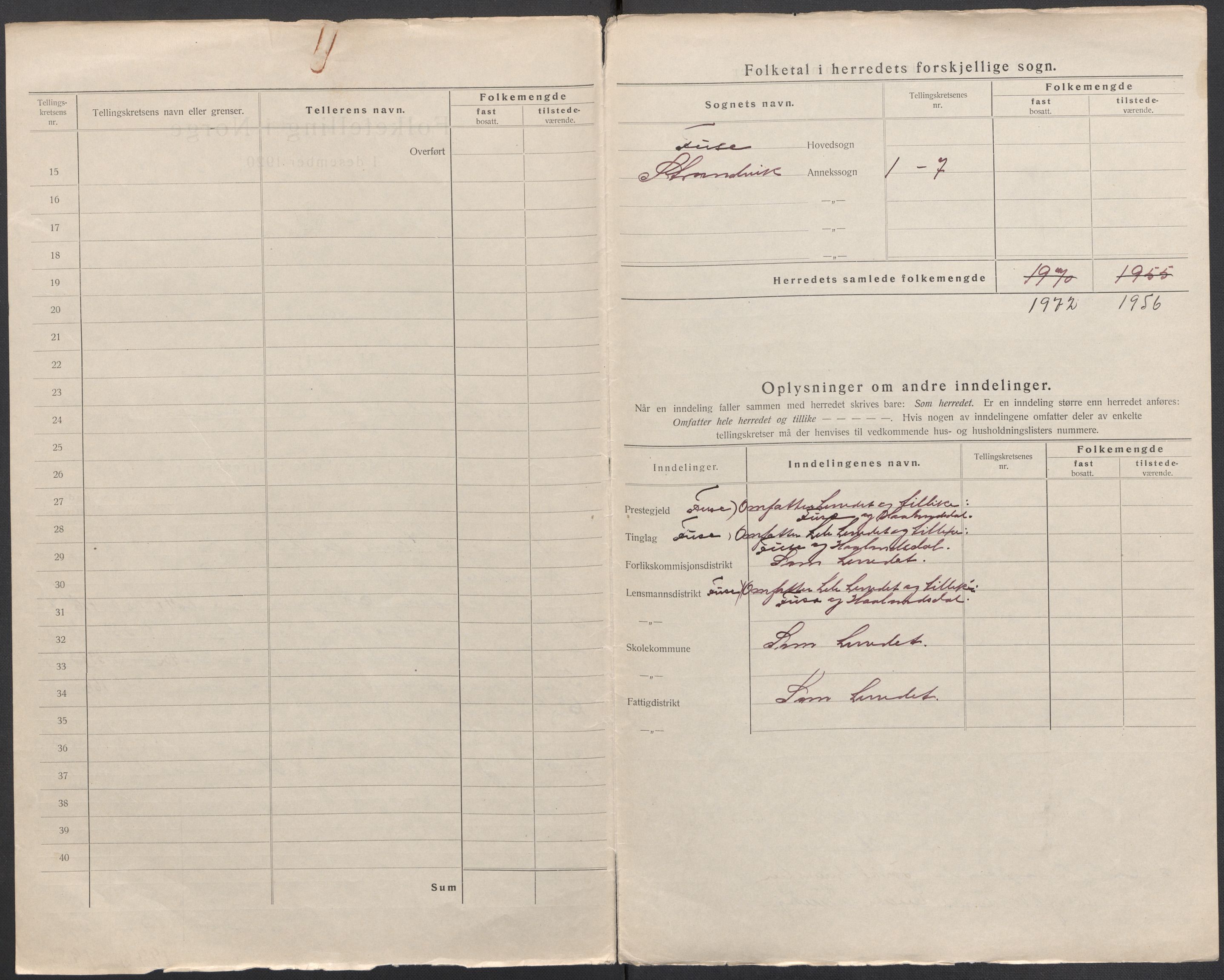 SAB, 1920 census for Strandvik, 1920, p. 3