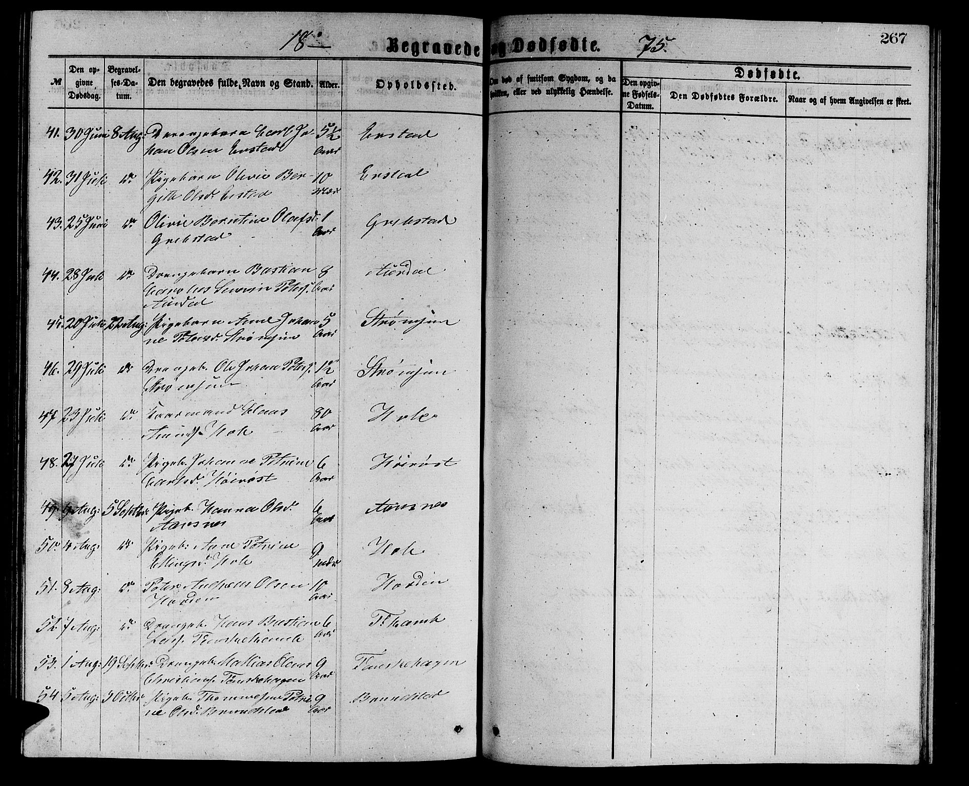 Ministerialprotokoller, klokkerbøker og fødselsregistre - Møre og Romsdal, AV/SAT-A-1454/523/L0338: Parish register (copy) no. 523C01, 1865-1877, p. 267