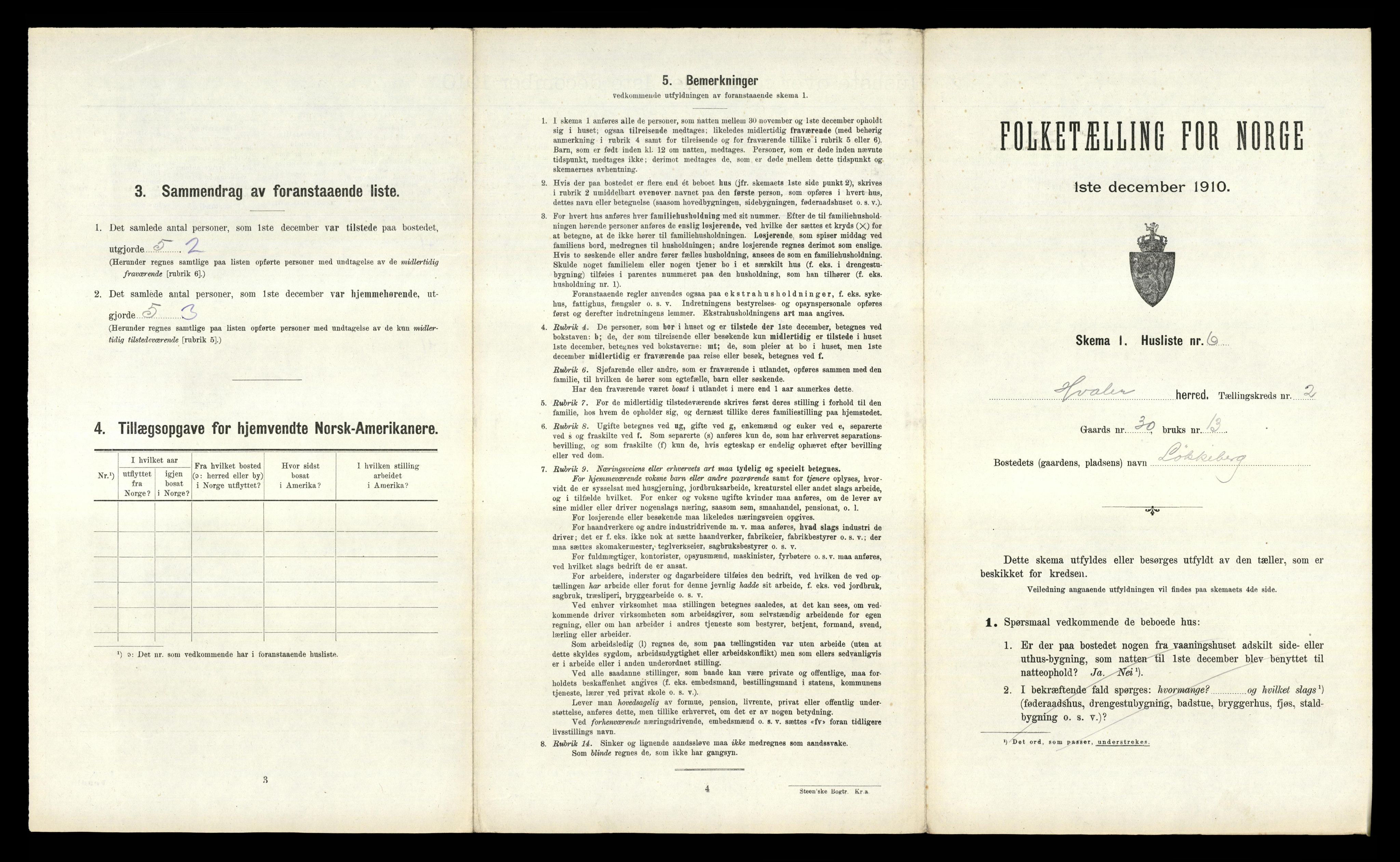 RA, 1910 census for Hvaler, 1910, p. 128