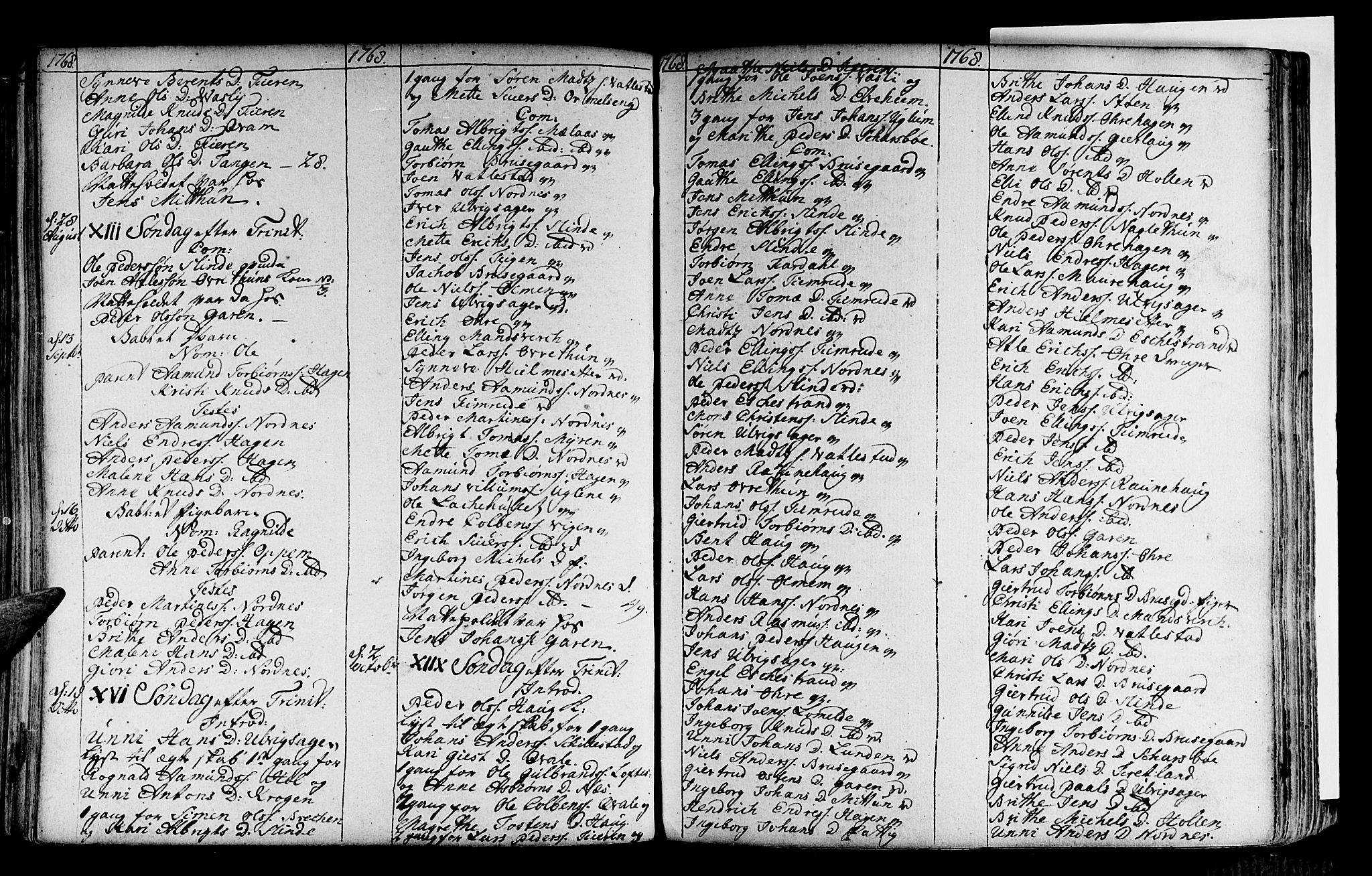 Sogndal sokneprestembete, AV/SAB-A-81301/H/Haa/Haaa/L0004: Parish register (official) no. A 4, 1747-1782