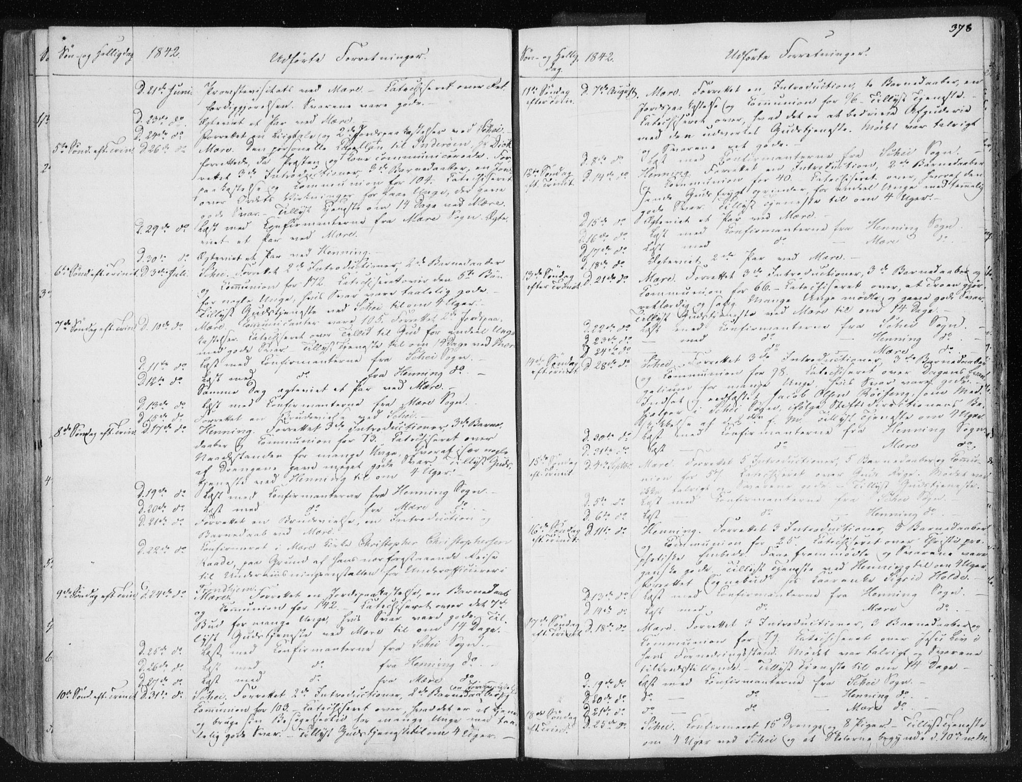Ministerialprotokoller, klokkerbøker og fødselsregistre - Nord-Trøndelag, SAT/A-1458/735/L0339: Parish register (official) no. 735A06 /1, 1836-1848, p. 378