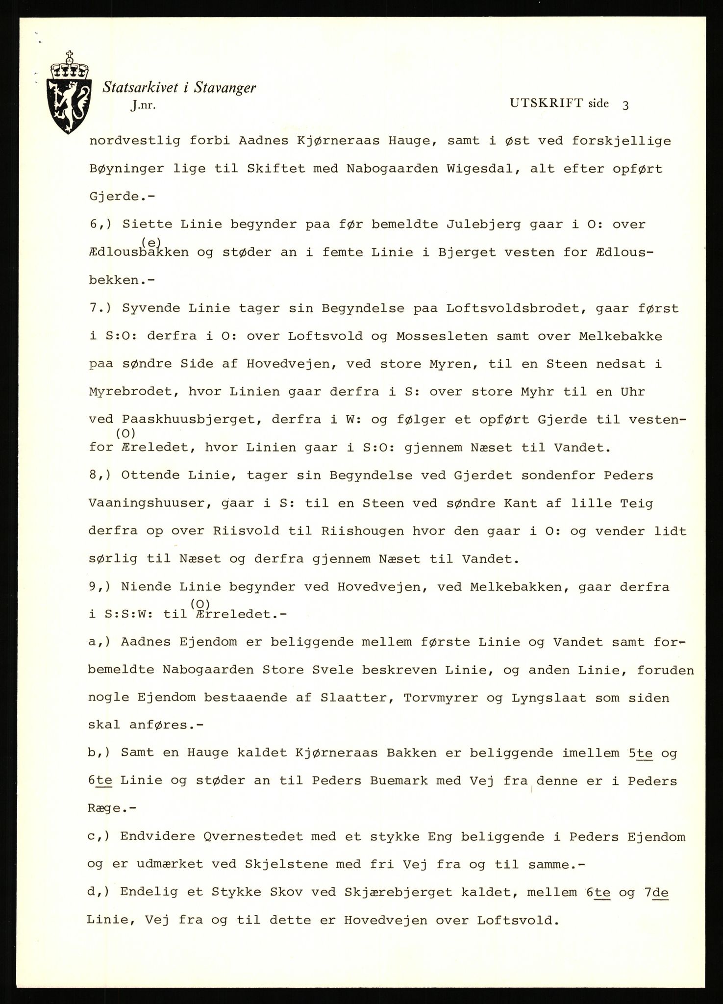 Statsarkivet i Stavanger, AV/SAST-A-101971/03/Y/Yj/L0094: Avskrifter sortert etter gårdsnavn: Vetrhus - Vik i Nerstrand, 1750-1930, p. 470