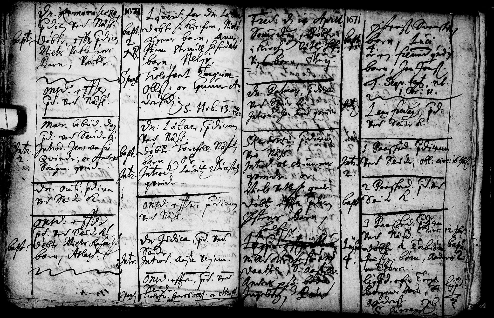 Sauherad kirkebøker, SAKO/A-298/F/Fa/L0001: Parish register (official) no. I 1, 1649-1681