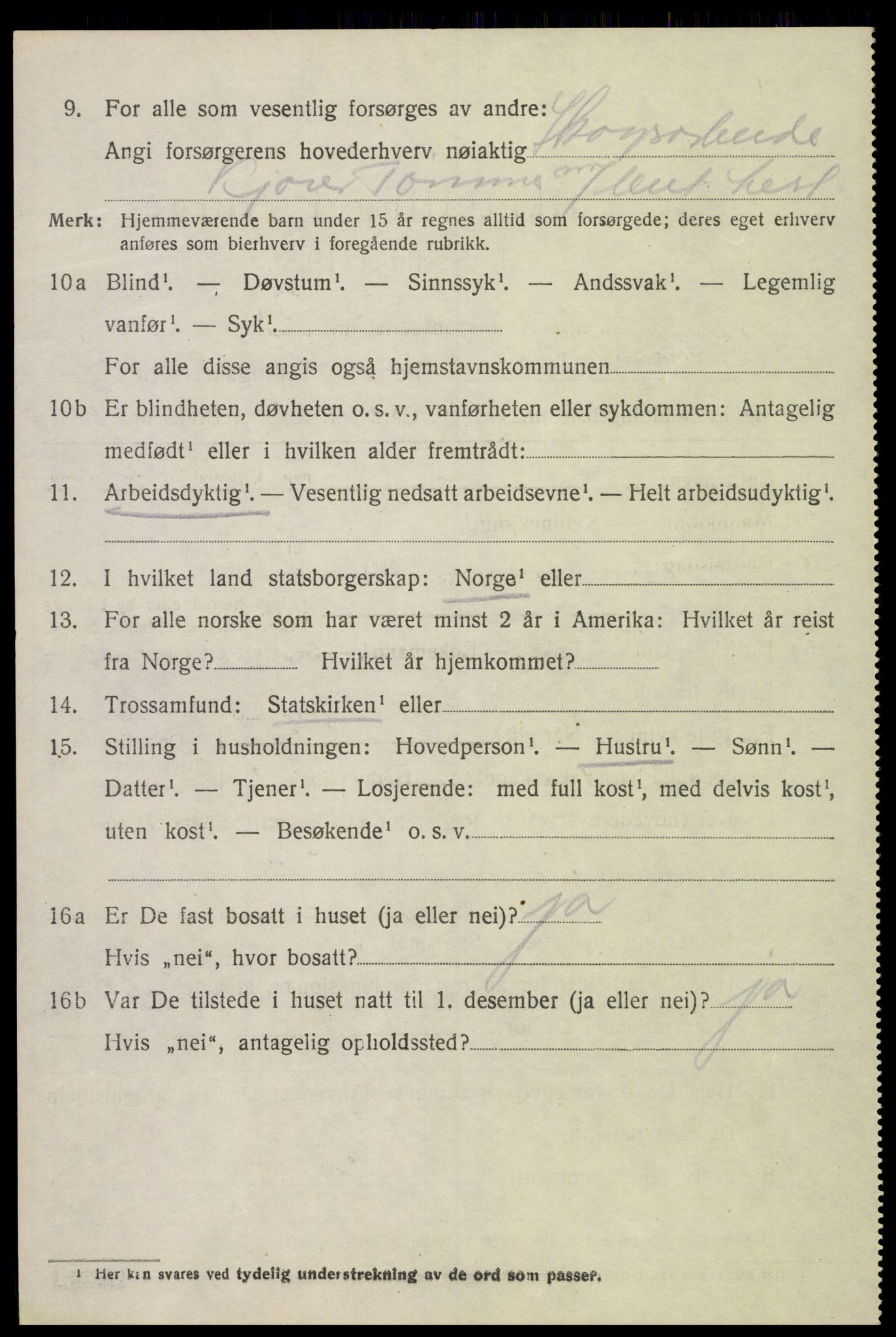 SAH, 1920 census for Brandbu, 1920, p. 2220