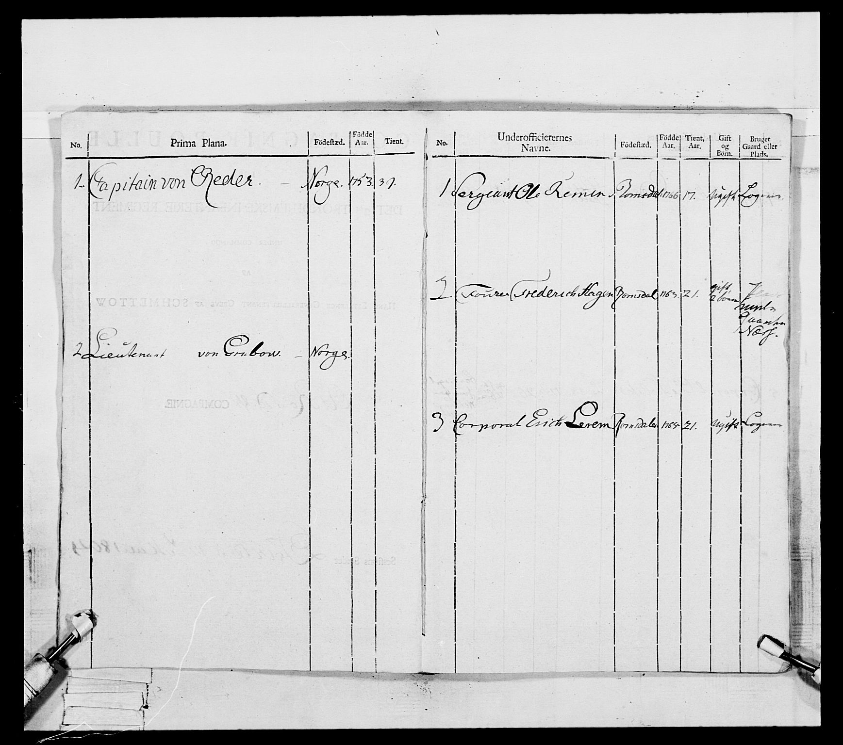 Generalitets- og kommissariatskollegiet, Det kongelige norske kommissariatskollegium, AV/RA-EA-5420/E/Eh/L0082: 2. Trondheimske nasjonale infanteriregiment, 1804, p. 193