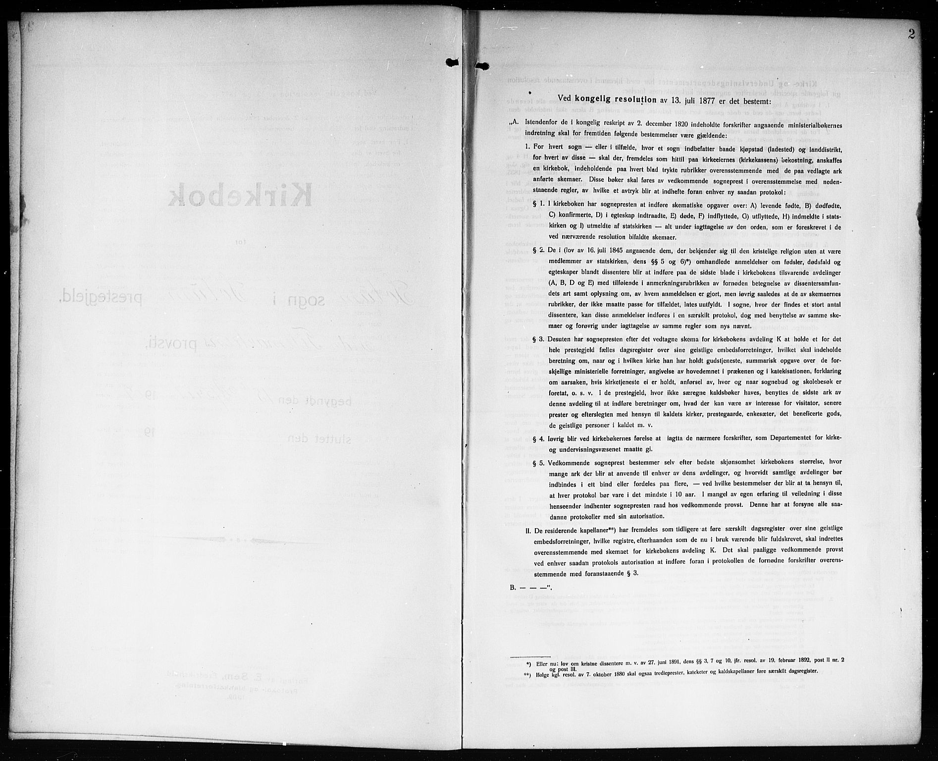 Solum kirkebøker, AV/SAKO-A-306/G/Ga/L0009: Parish register (copy) no. I 9, 1909-1922, p. 2