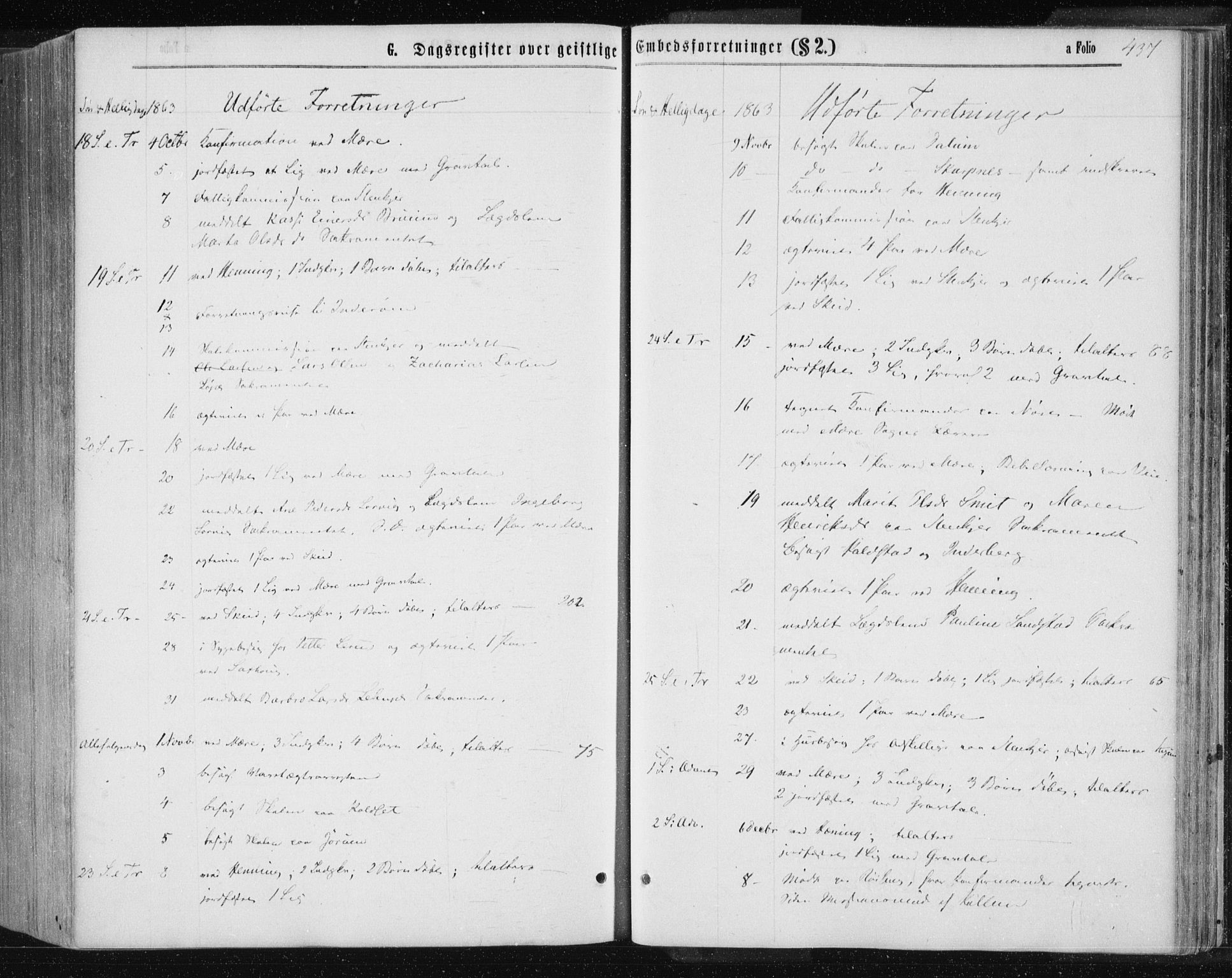 Ministerialprotokoller, klokkerbøker og fødselsregistre - Nord-Trøndelag, SAT/A-1458/735/L0345: Parish register (official) no. 735A08 /1, 1863-1872, p. 437