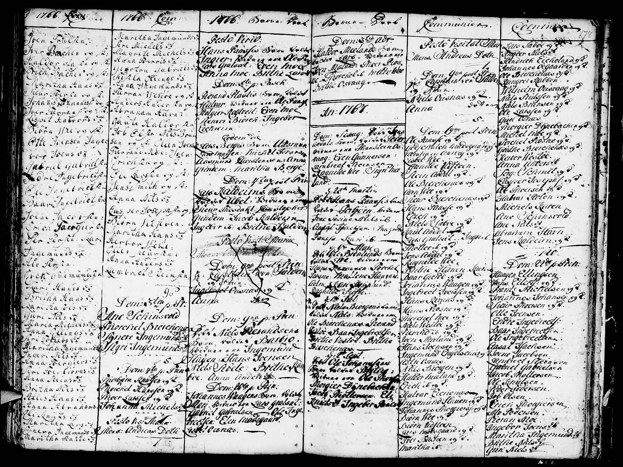 Etne sokneprestembete, SAB/A-75001/H/Haa: Parish register (official) no. A 3 /3, 1755-1782, p. 178