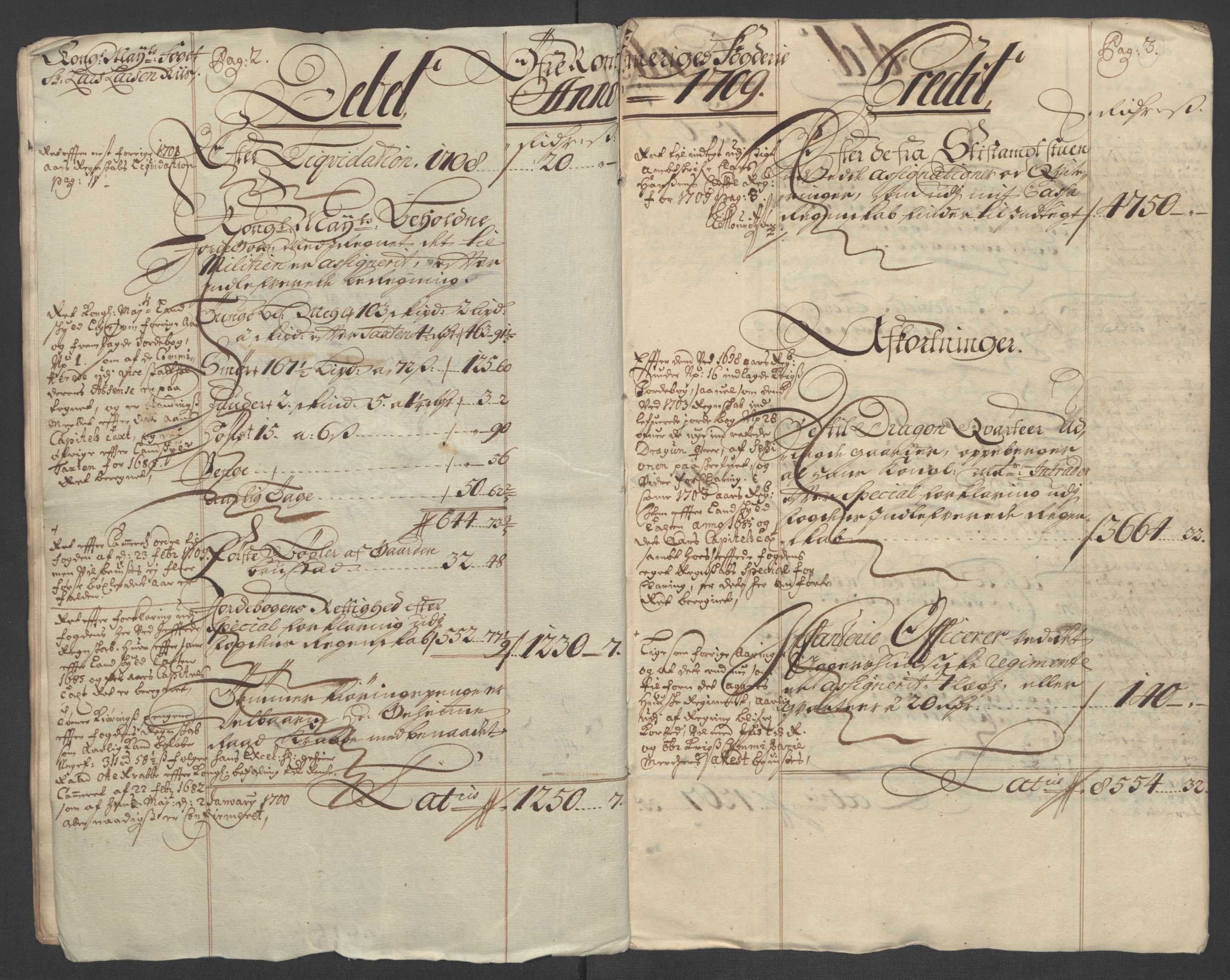 Rentekammeret inntil 1814, Reviderte regnskaper, Fogderegnskap, AV/RA-EA-4092/R12/L0719: Fogderegnskap Øvre Romerike, 1708-1709, p. 224