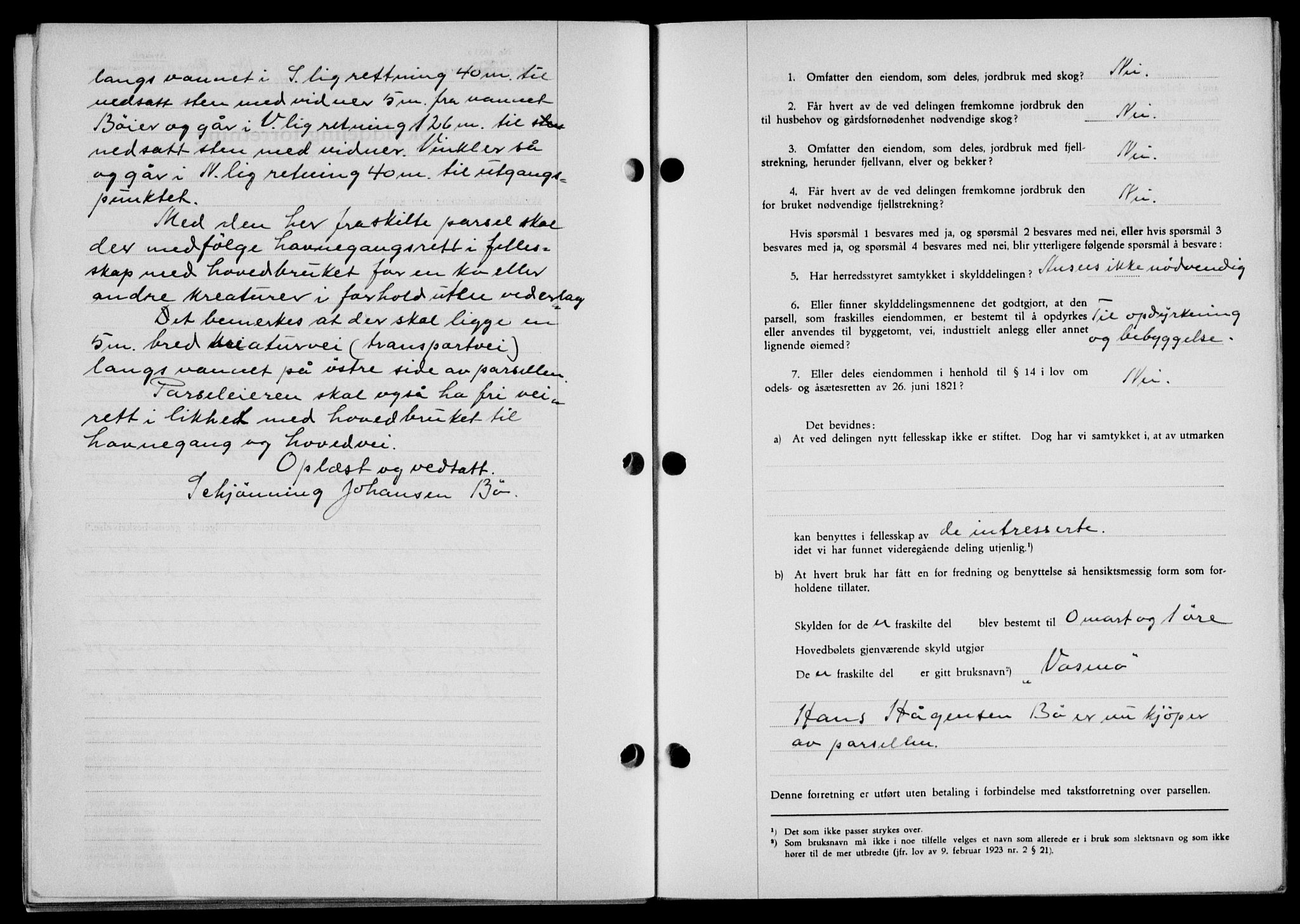 Lofoten sorenskriveri, SAT/A-0017/1/2/2C/L0006a: Mortgage book no. 6a, 1939-1939, Diary no: : 1842/1939