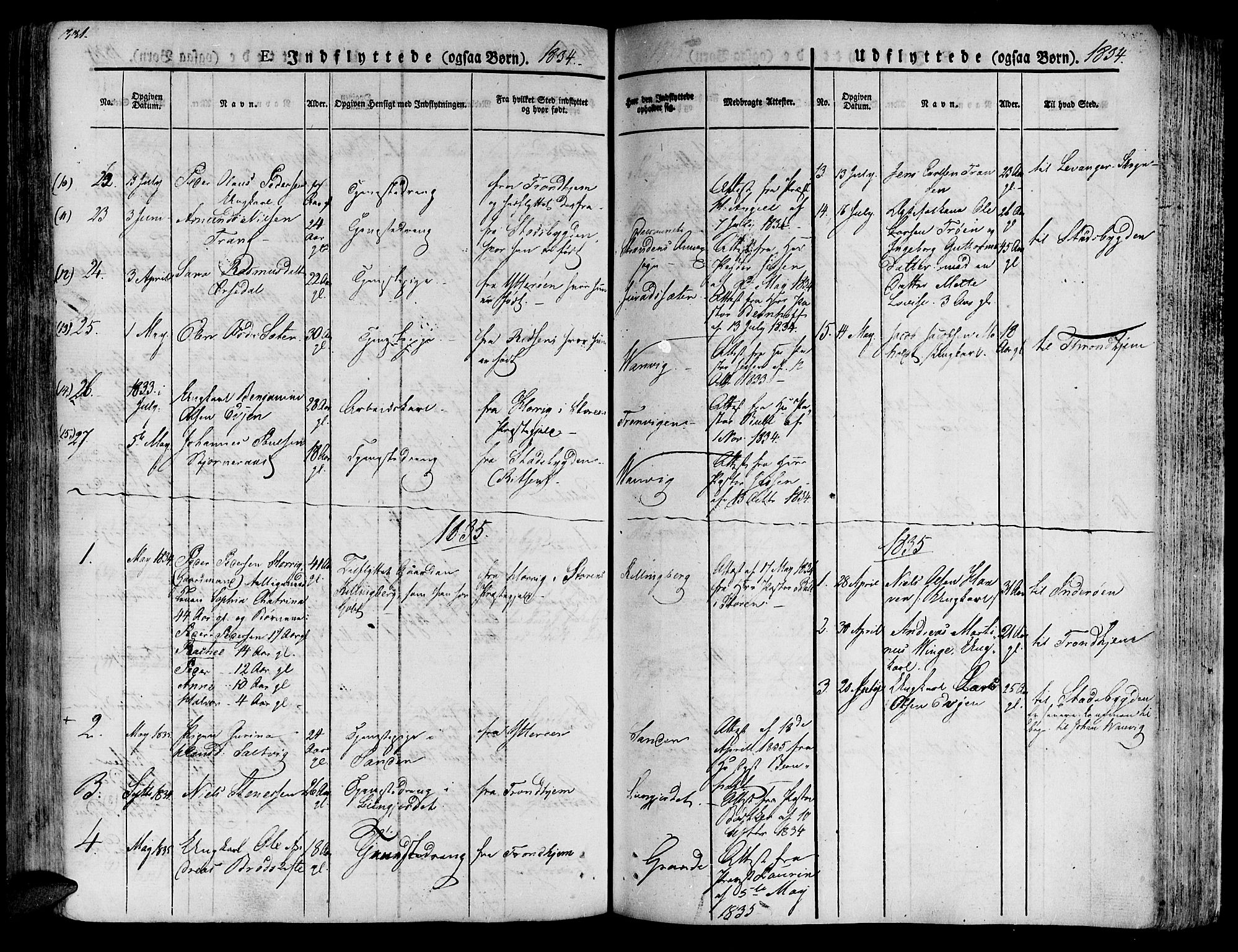 Ministerialprotokoller, klokkerbøker og fødselsregistre - Nord-Trøndelag, SAT/A-1458/701/L0006: Parish register (official) no. 701A06, 1825-1841, p. 331