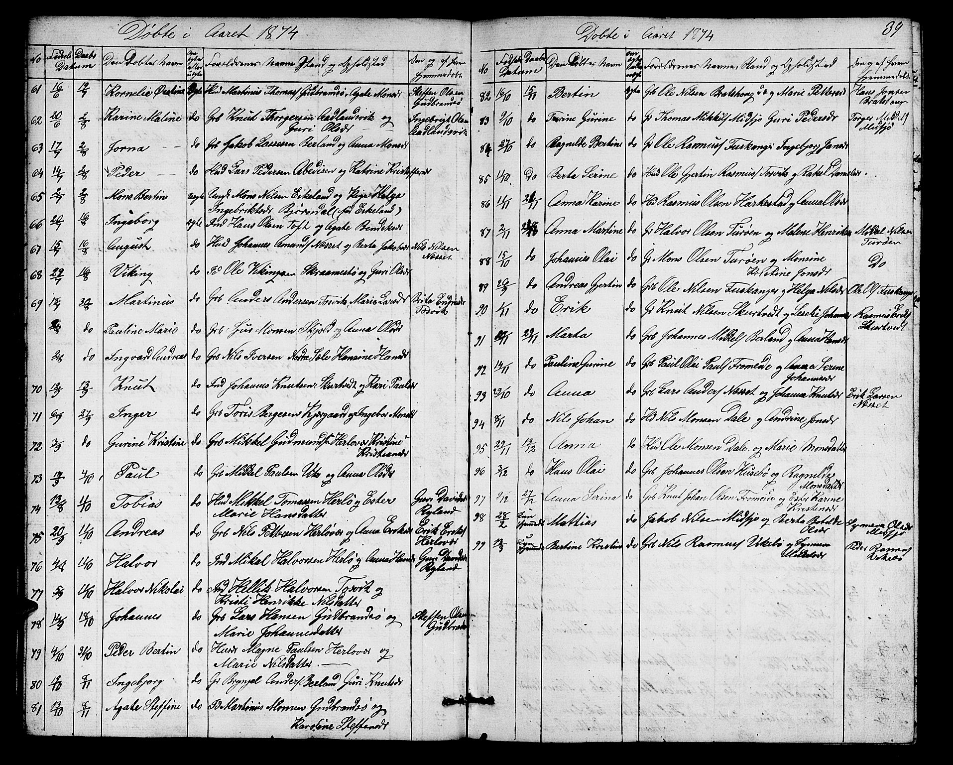 Herdla Sokneprestembete, AV/SAB-A-75701/H/Hab: Parish register (copy) no. A 1, 1859-1880, p. 39