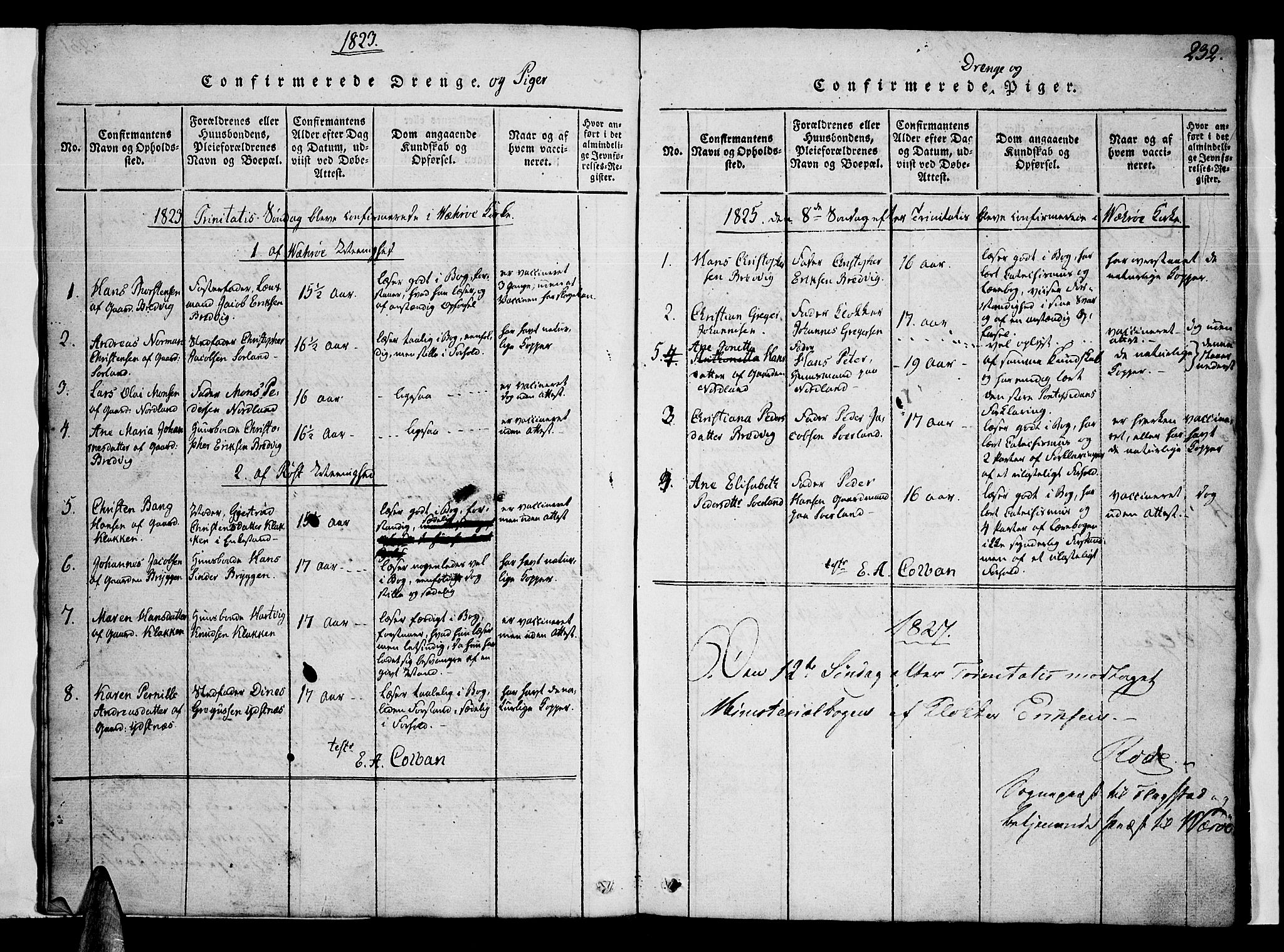 Ministerialprotokoller, klokkerbøker og fødselsregistre - Nordland, AV/SAT-A-1459/807/L0120: Parish register (official) no. 807A03, 1821-1848, p. 232