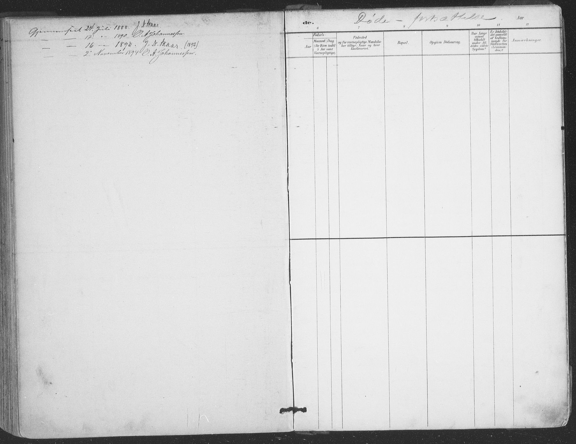 Vadsø sokneprestkontor, SATØ/S-1325/H/Ha/L0006kirke: Parish register (official) no. 6, 1885-1895