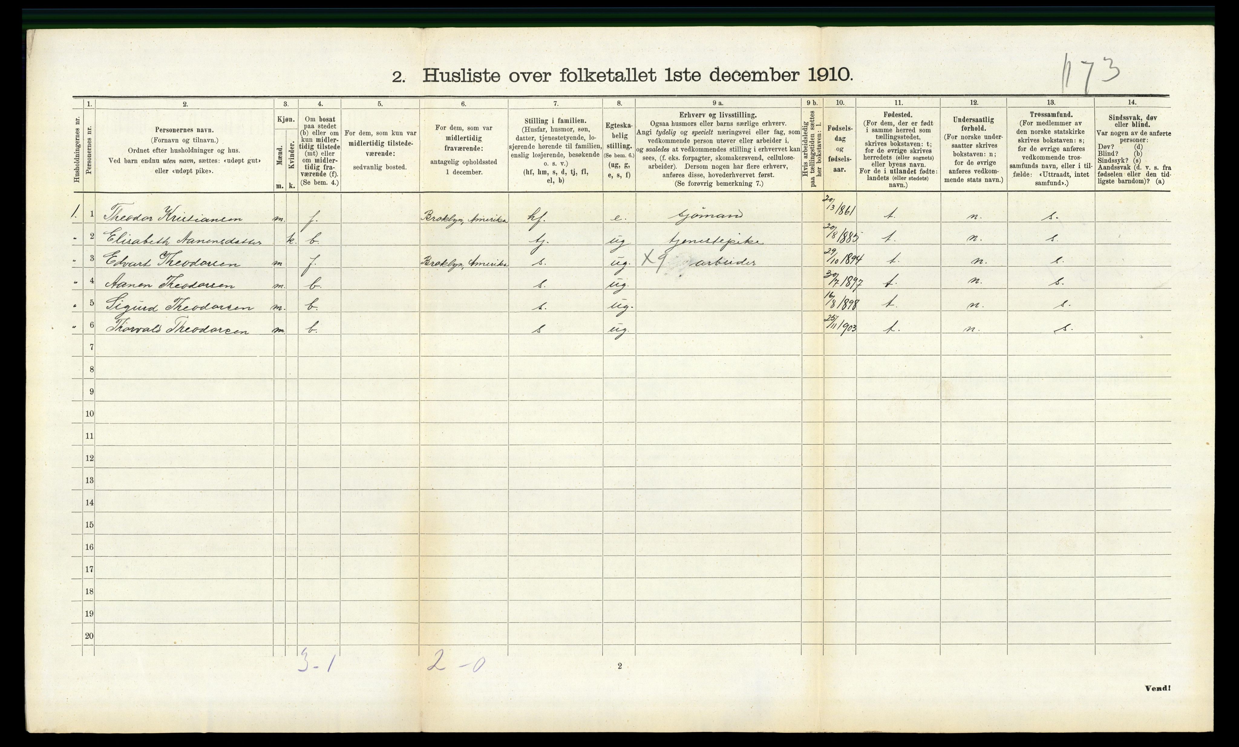 RA, 1910 census for Halse og Harkmark, 1910, p. 1035