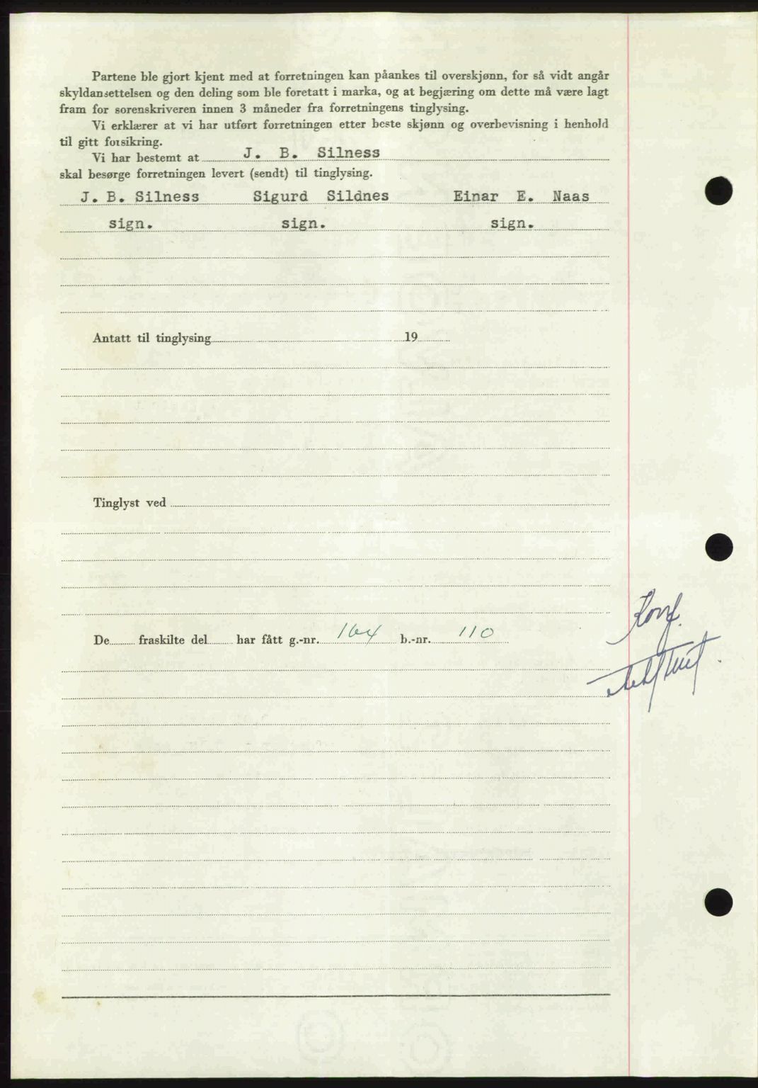 Nordmøre sorenskriveri, AV/SAT-A-4132/1/2/2Ca: Mortgage book no. A115, 1950-1950, Diary no: : 1833/1950