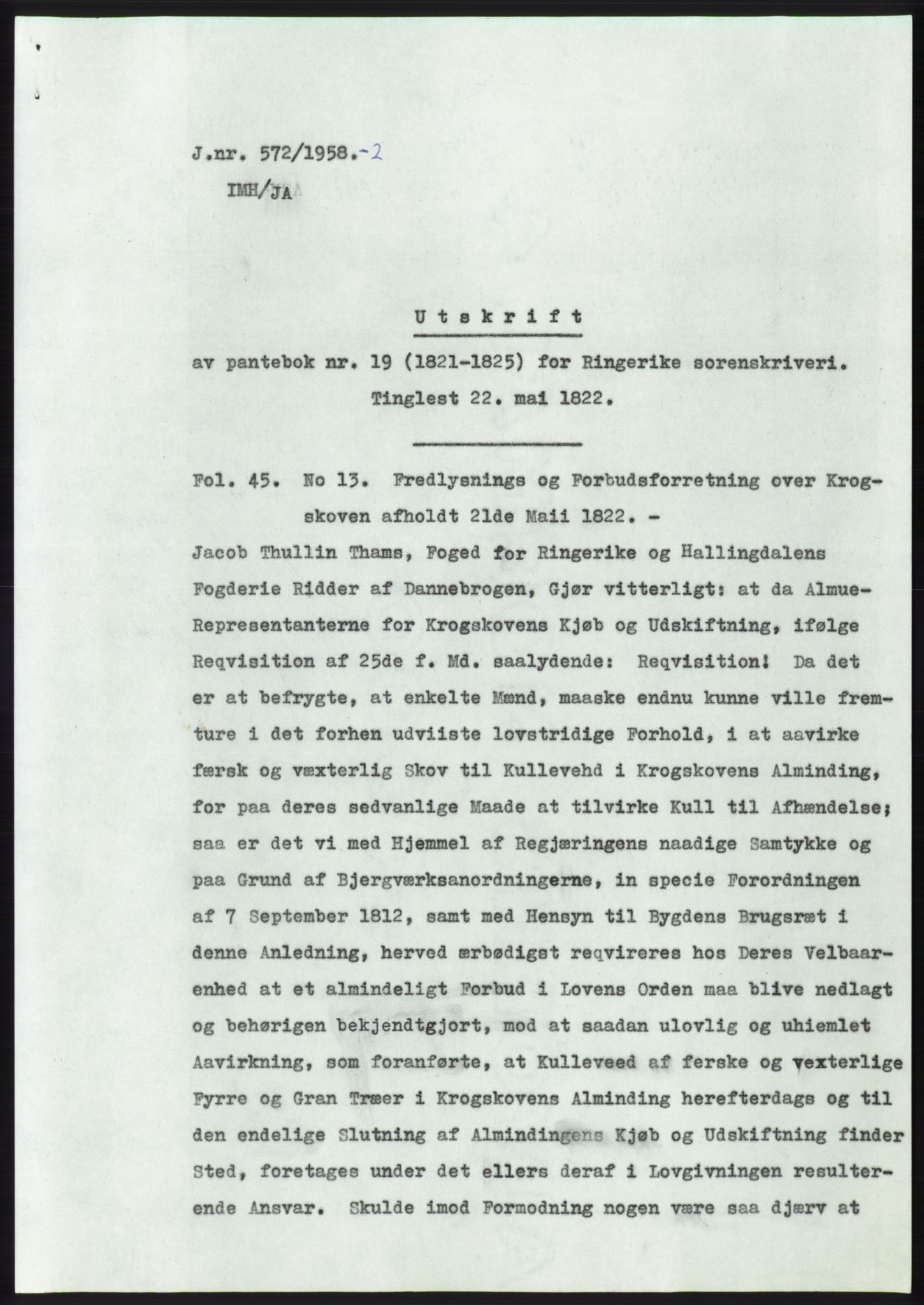 Statsarkivet i Kongsberg, SAKO/A-0001, 1958, p. 412