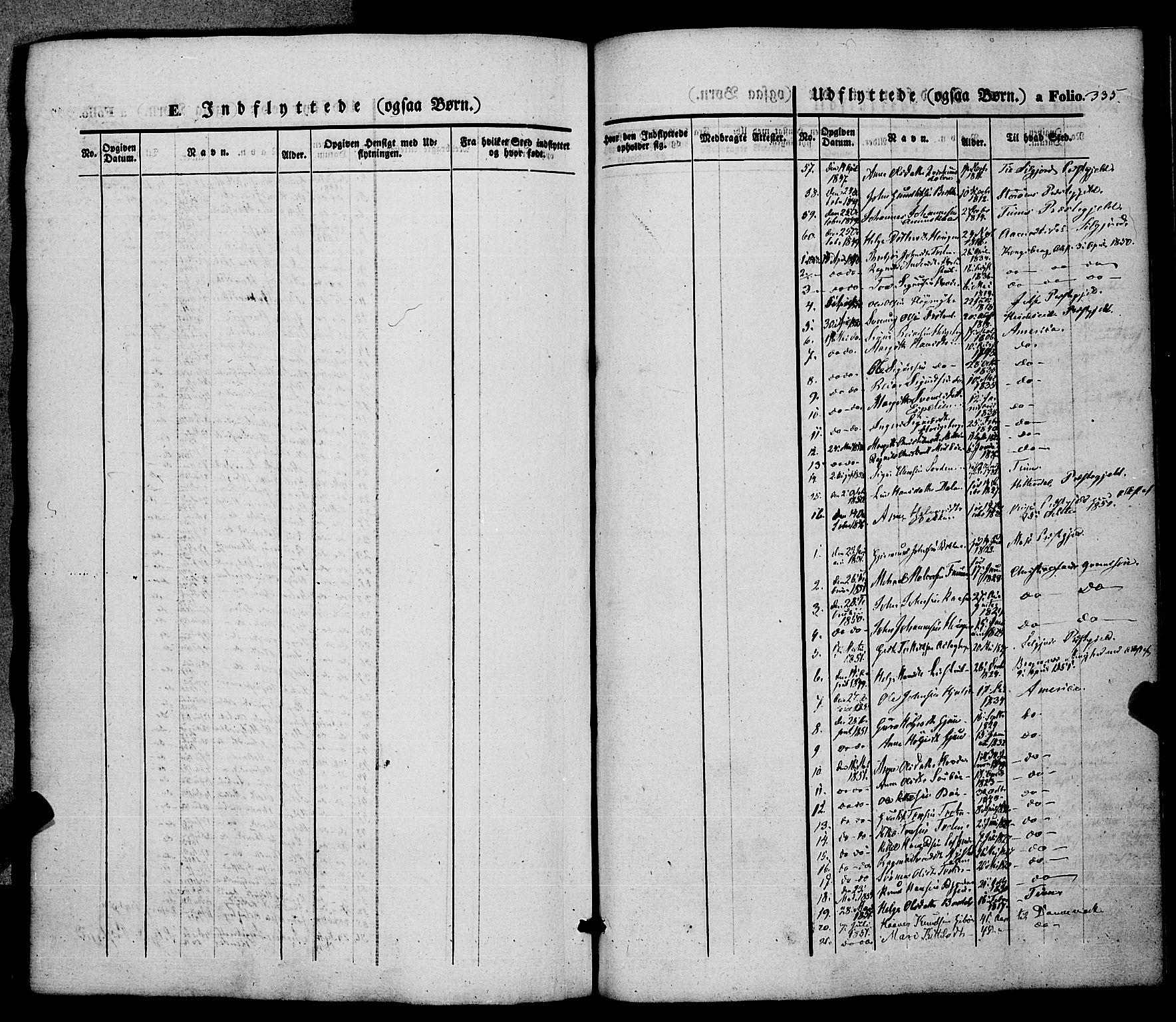 Hjartdal kirkebøker, AV/SAKO-A-270/F/Fa/L0008: Parish register (official) no. I 8, 1844-1859, p. 335