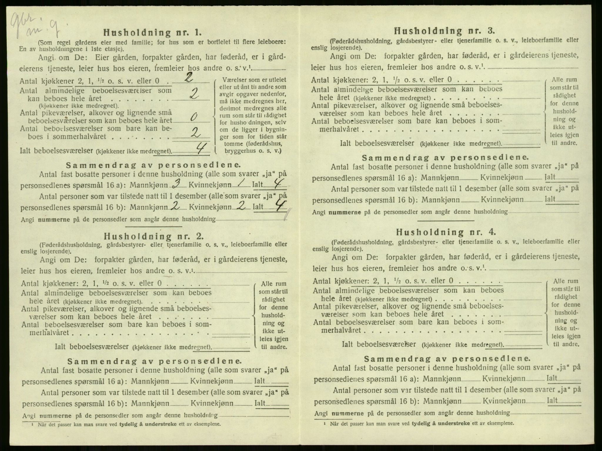 SAKO, 1920 census for Andebu, 1920, p. 911