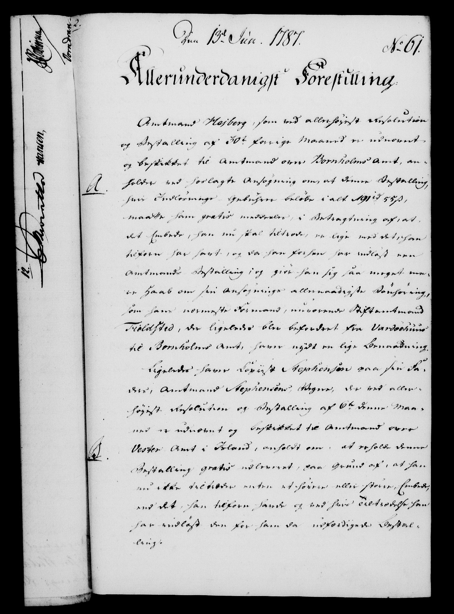 Rentekammeret, Kammerkanselliet, RA/EA-3111/G/Gf/Gfa/L0069: Norsk relasjons- og resolusjonsprotokoll (merket RK 52.69), 1787, p. 456